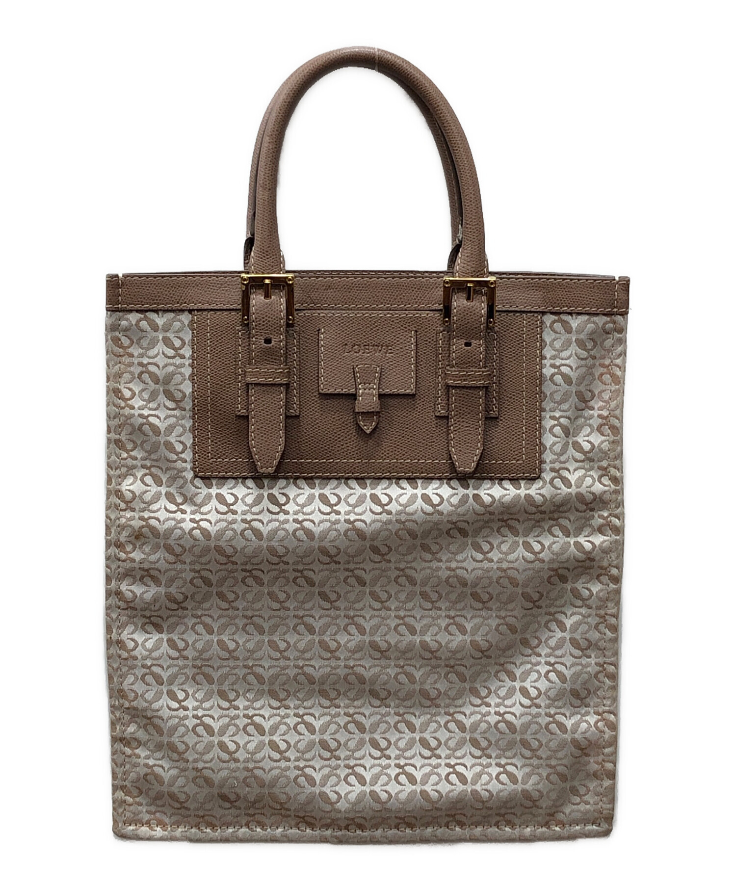 中古・古着通販】LOEWE (ロエベ) トートバッグ ベージュ｜ブランド