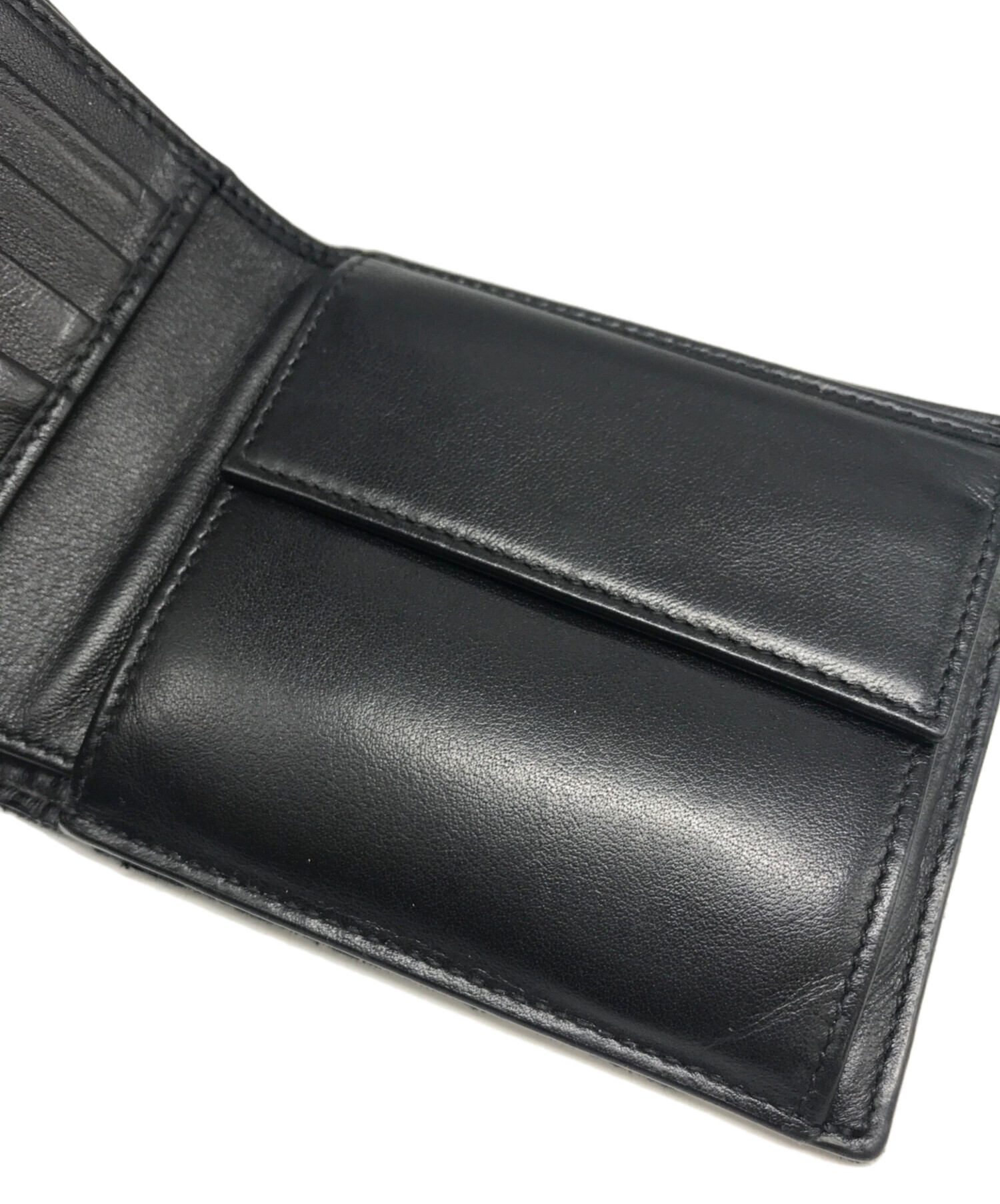 中古・古着通販】Dior (ディオール) 2つ折り財布 ブラック サイズ:下記
