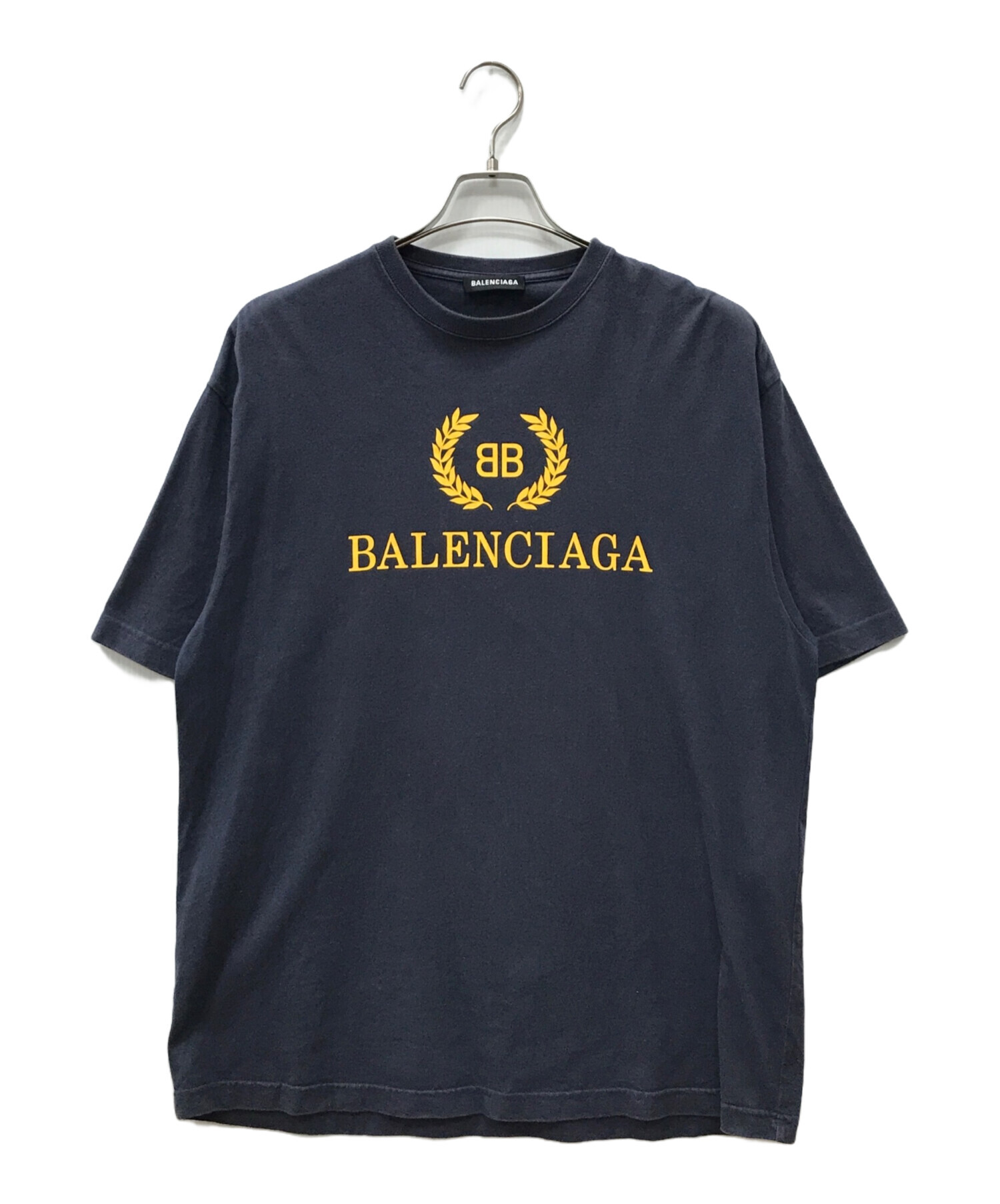 中古・古着通販】BALENCIAGA (バレンシアガ) ロゴプリントTシャツ 