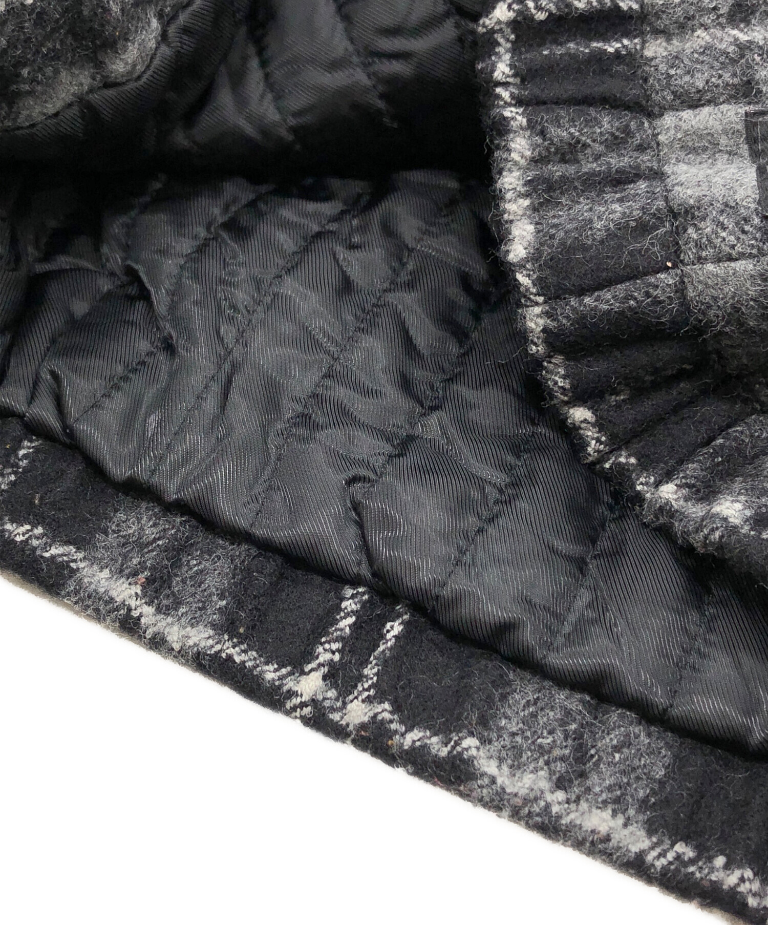 中古・古着通販】stussy (ステューシー) WORK JACKET WOOL PLAID