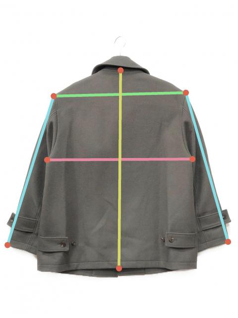 中古・古着通販】stein (シュタイン) OVERSIZED MELTON LEAN JACKET