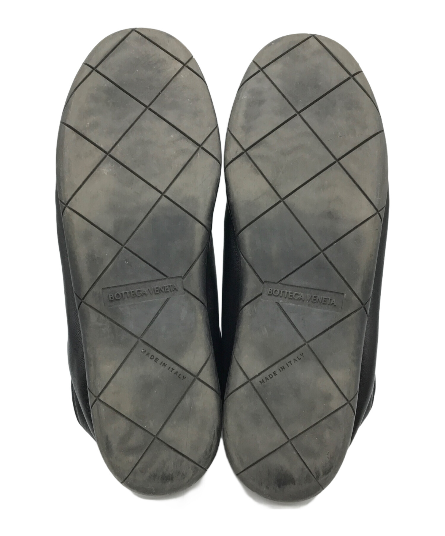 中古・古着通販】BOTTEGA VENETA (ボッテガベネタ) レザースリッポン 