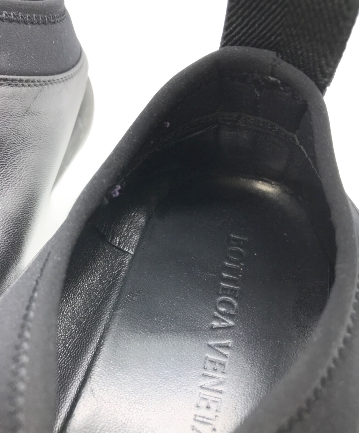 中古・古着通販】BOTTEGA VENETA (ボッテガベネタ) レザースリッポン 