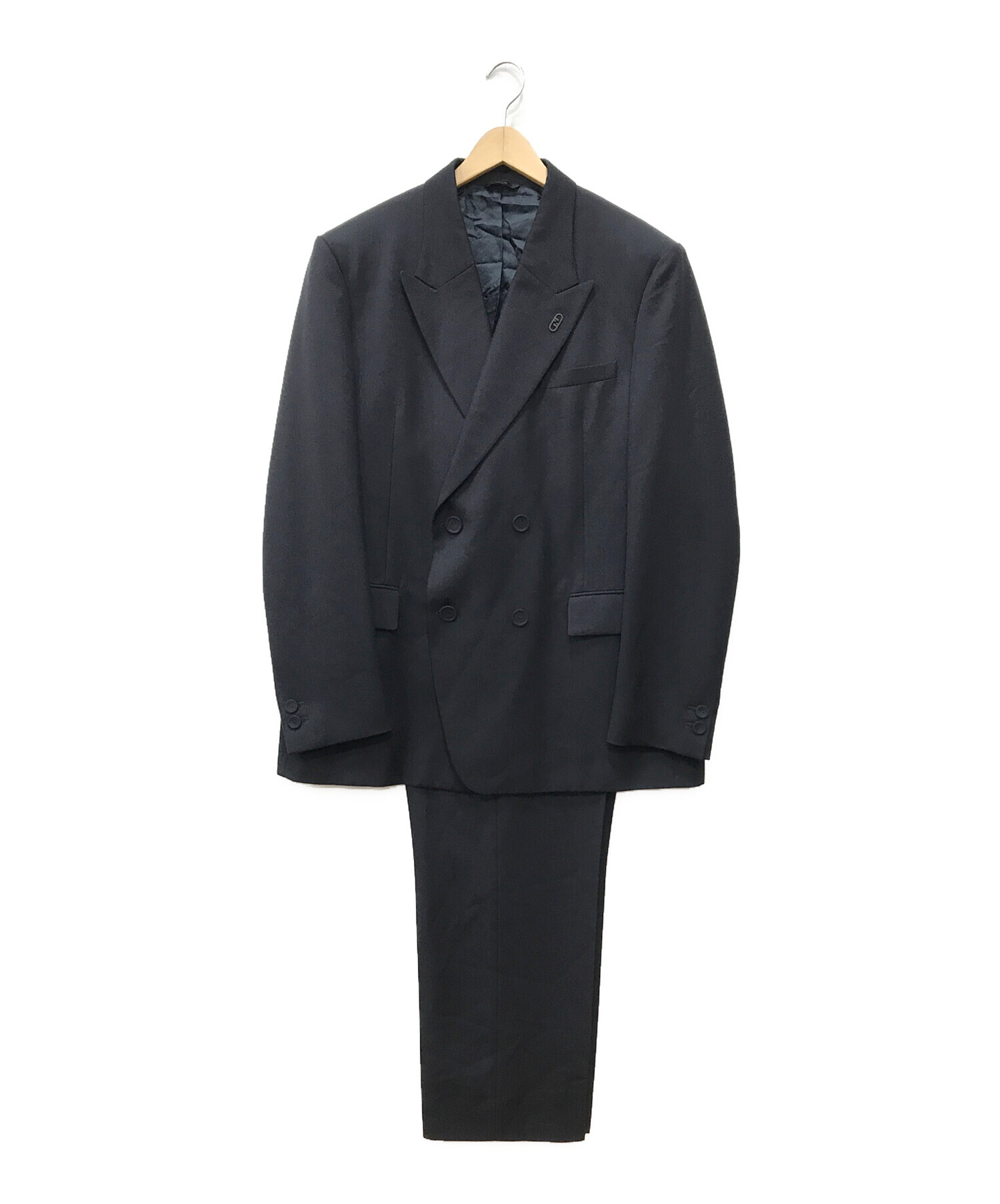 中古・古着通販】FENDI (フェンディ) セットアップジャケット ブラック 