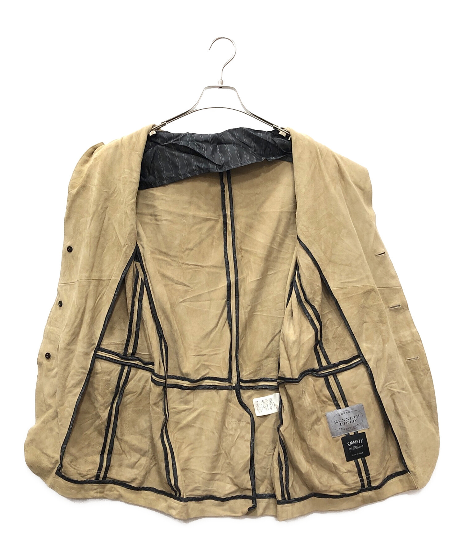 中古・古着通販】EMMETI (エンメティ) スウェードテーラードジャケット