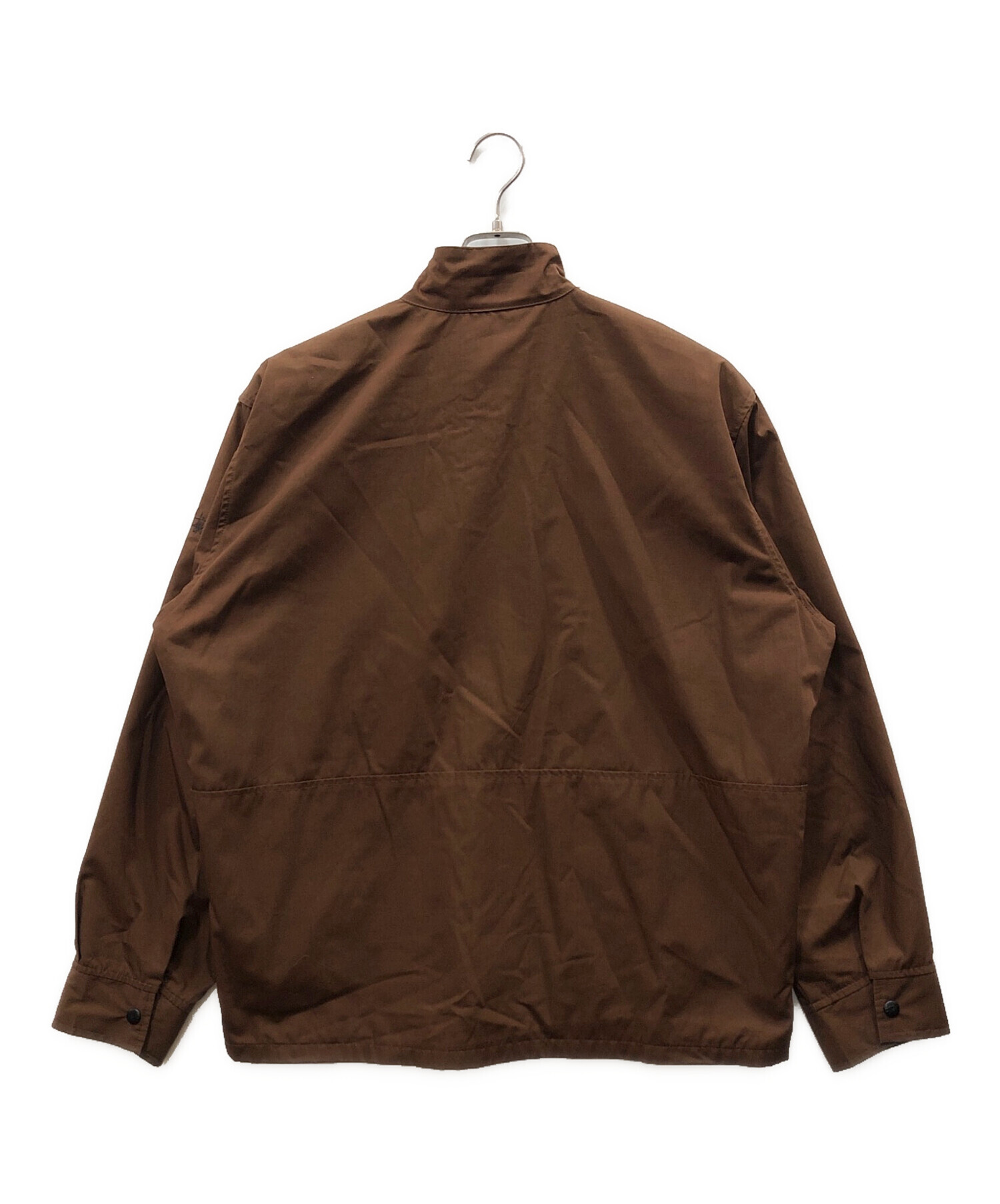 Stussy ナイロンジャケット ブラウン Lサイズ 中古・古着通販】stussy (ステューシー) ナイロンジャケット ブラウン