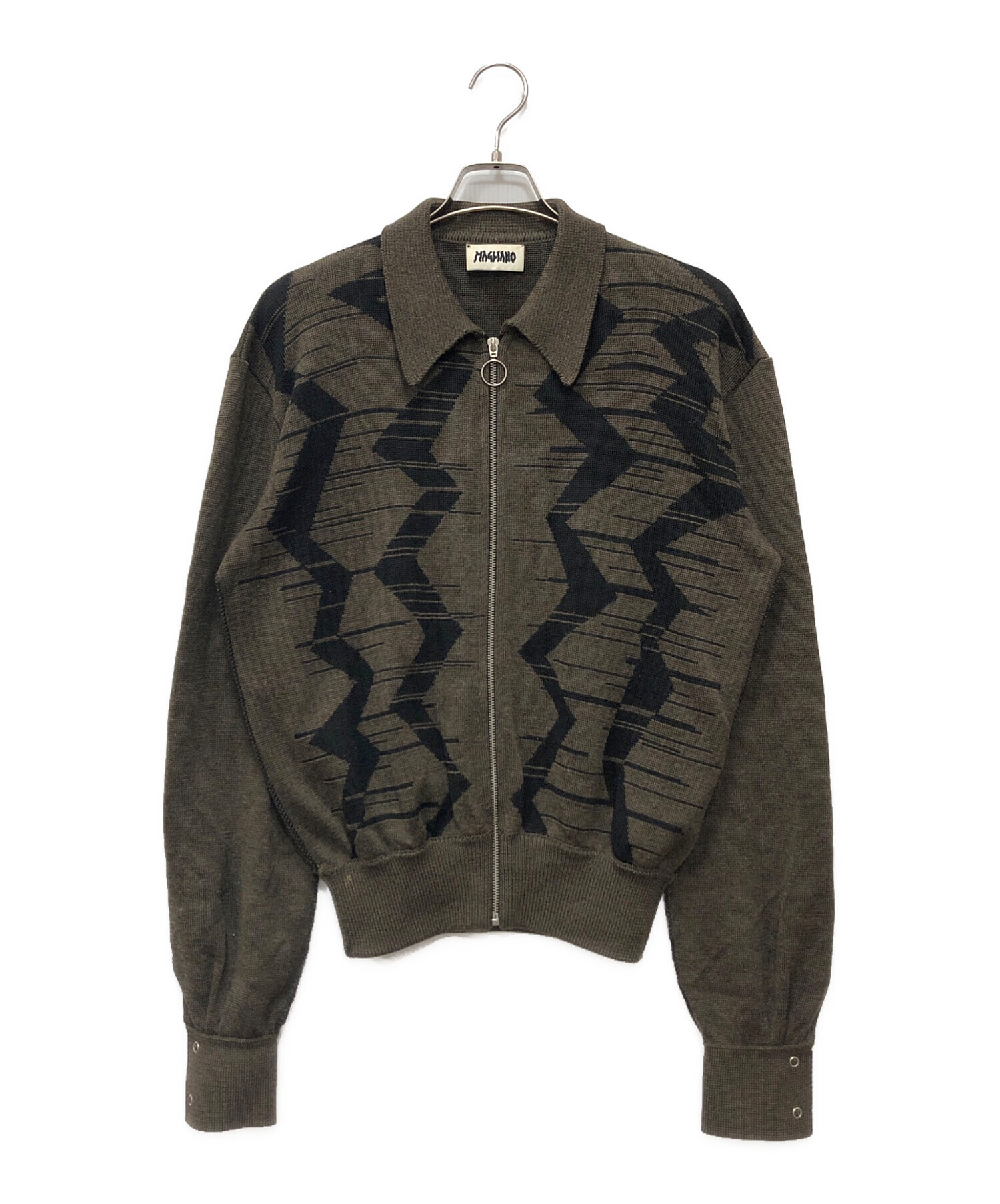 中古・古着通販】MAGLIANO (マリアーノ) ZIG ZAG KNITED SHIRT