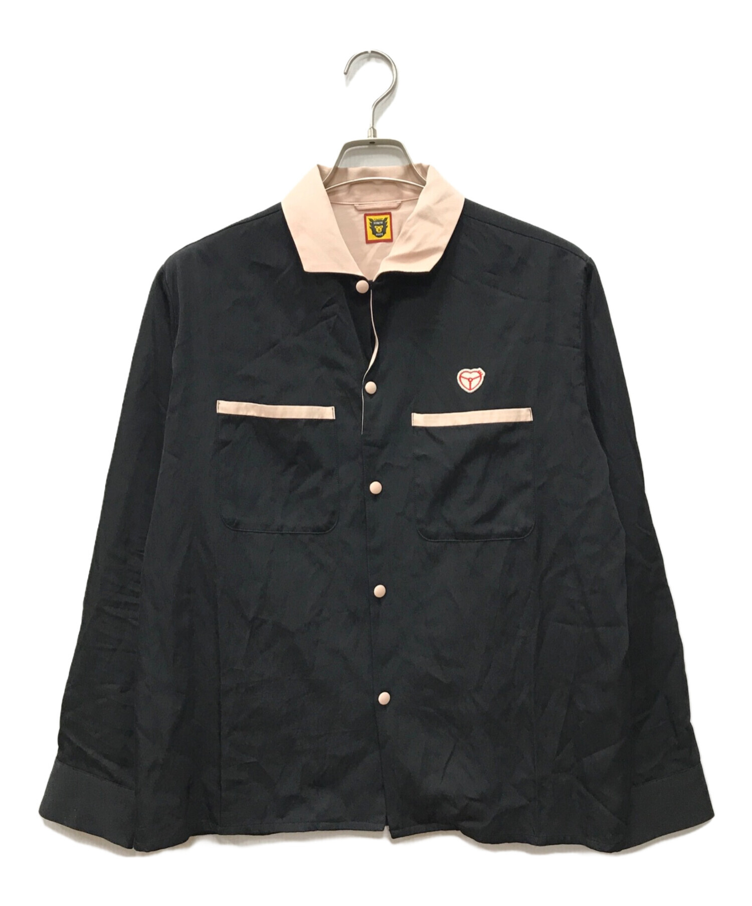 中古・古着通販】HUMAN MADE (ヒューマンメイド) OPEN COLLAR SHIRT 