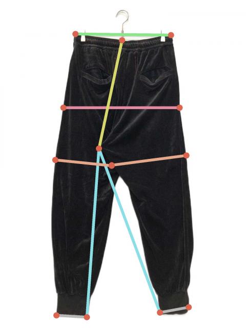 中古・古着通販】barbell object (バーベルオブジェクト) ベロアパンツ