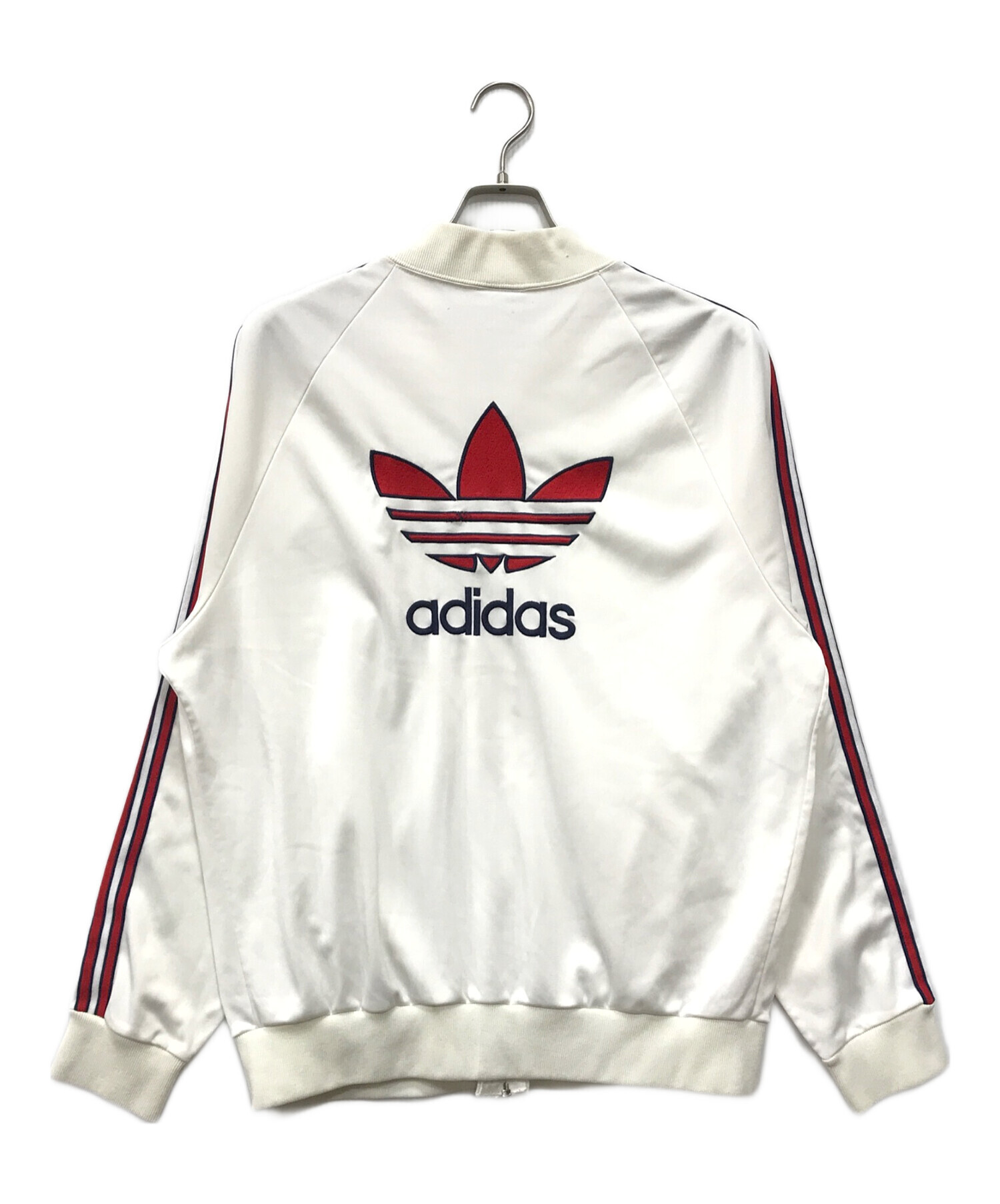 中古・古着通販】adidas (アディダス) トラックジャケット ホワイト 