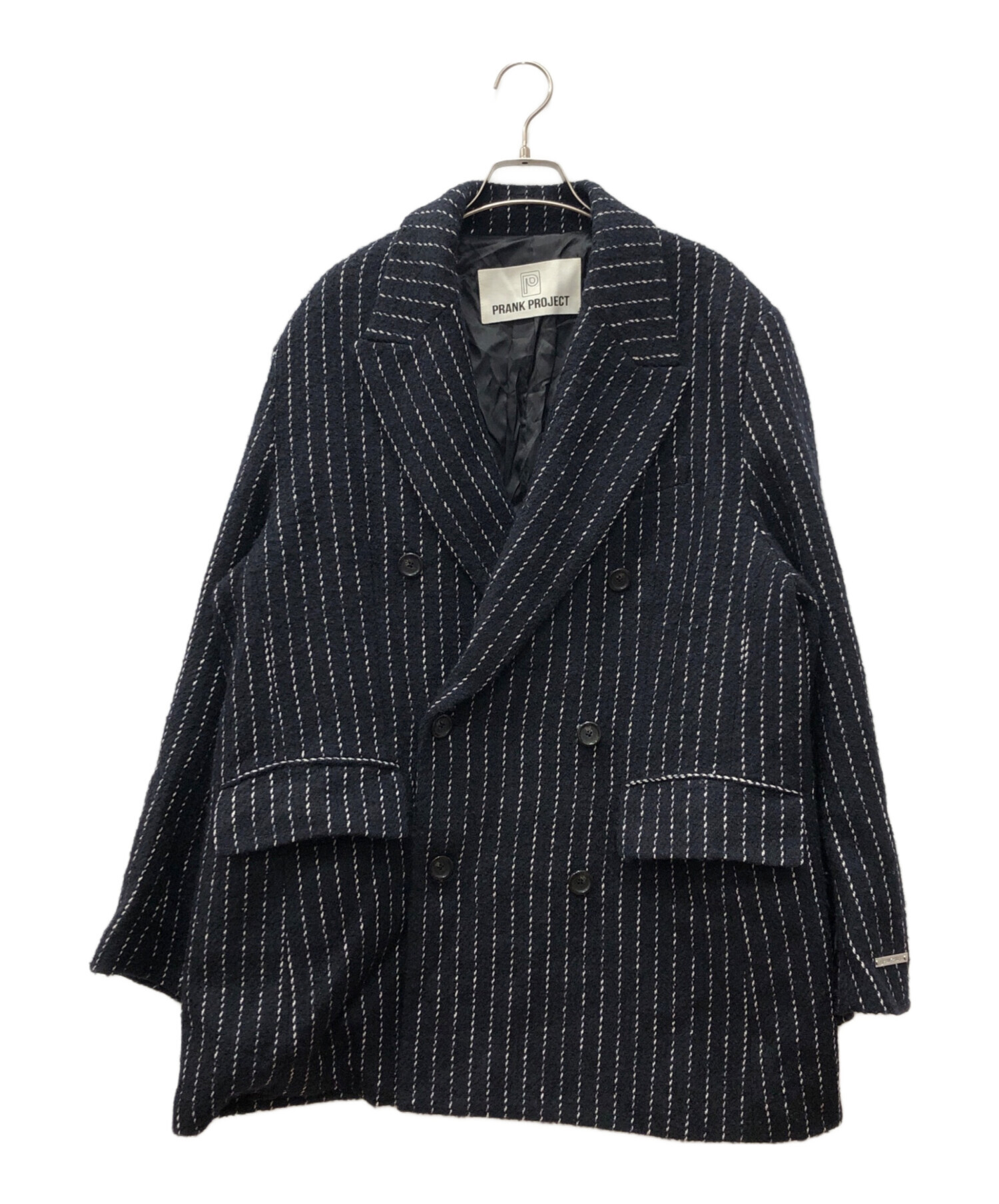 完売品 PRANK PROJECT Jacket Coat ダブル ストライプ 完売品 PRANK PROJECT Jacket Coat ダブル ストライプ