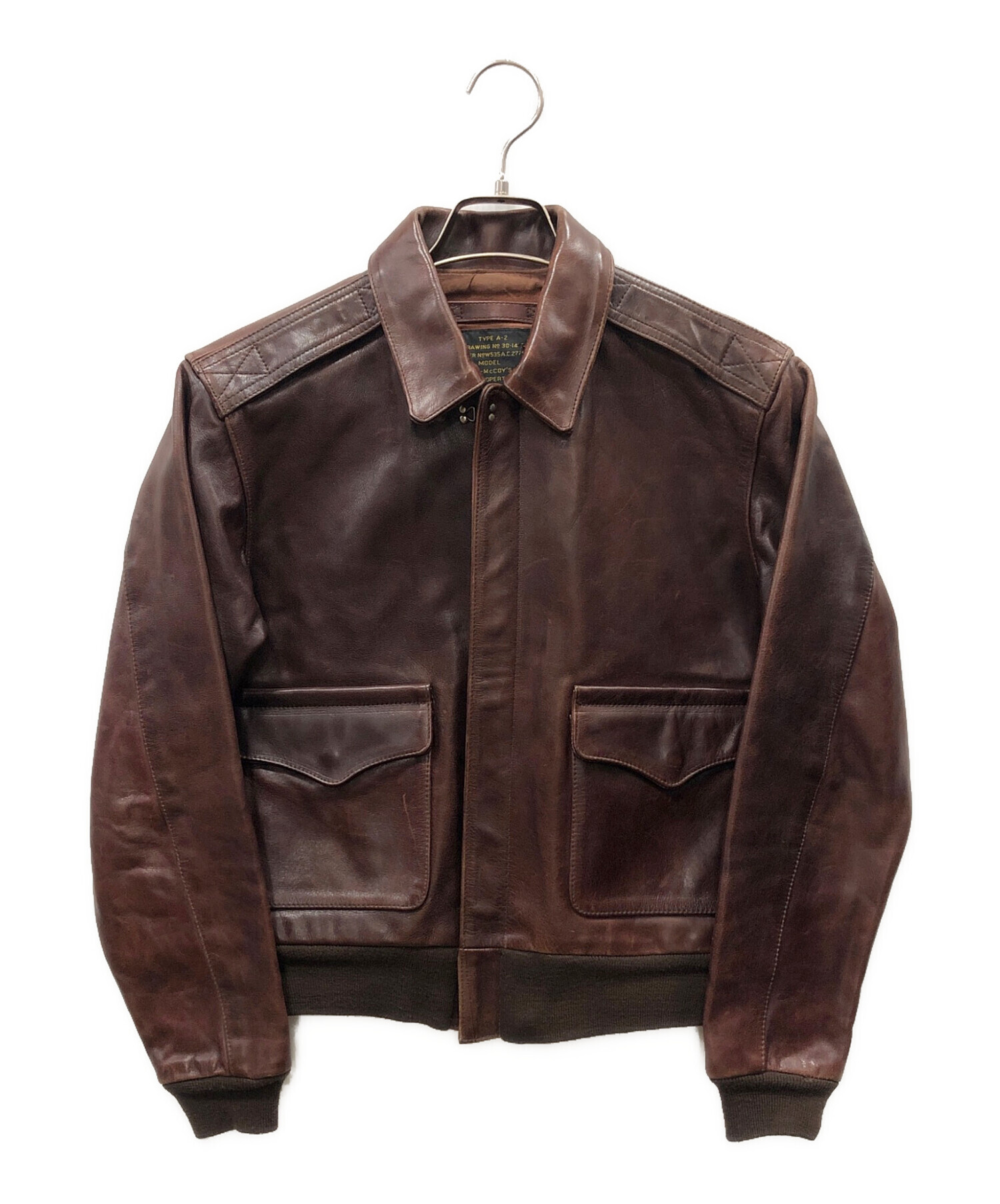 ビーマッコイズ　革ジャン 中古・古着通販】B-McCOY'S (ビーマッコイズ) TYPE-A2フライト