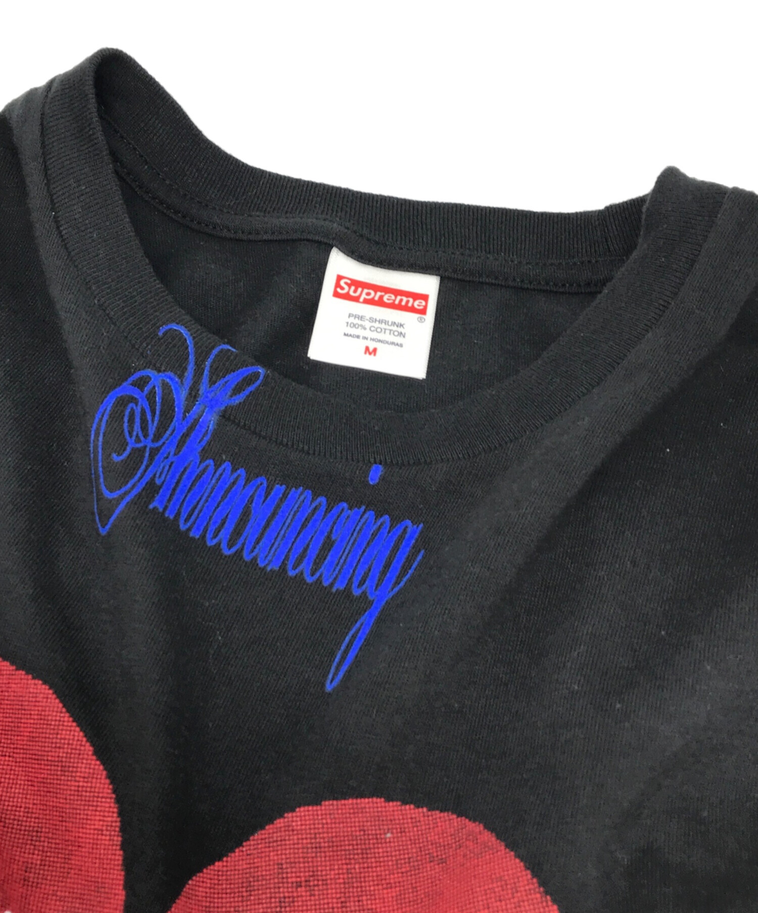 SUPREME Announcing Tee Mサイズ 黒