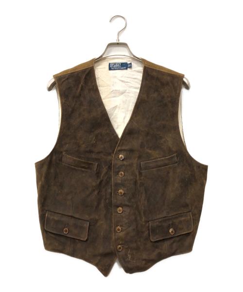 【レア】RALPHLAUREN ヴィンテージ　ライダースベスト レア】RALPHLAUREN ヴィンテージ ライダースベスト
