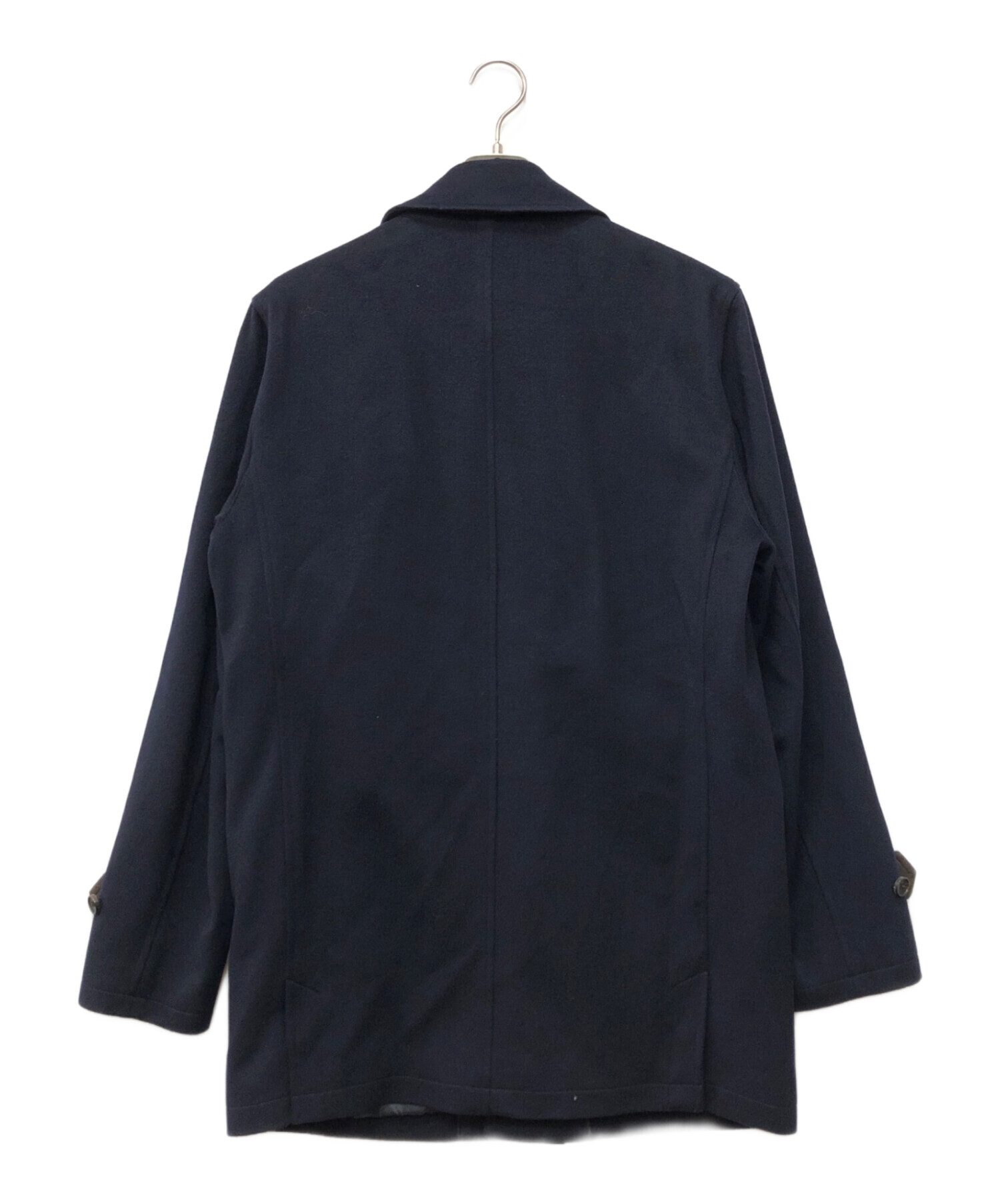 ブルックスブラザーズ　ロロピアーナ ステンカラーコート　ブラックM 中古・古着通販】BROOKS BROTHERS (ブルックスブラザーズ) LORO PIANA