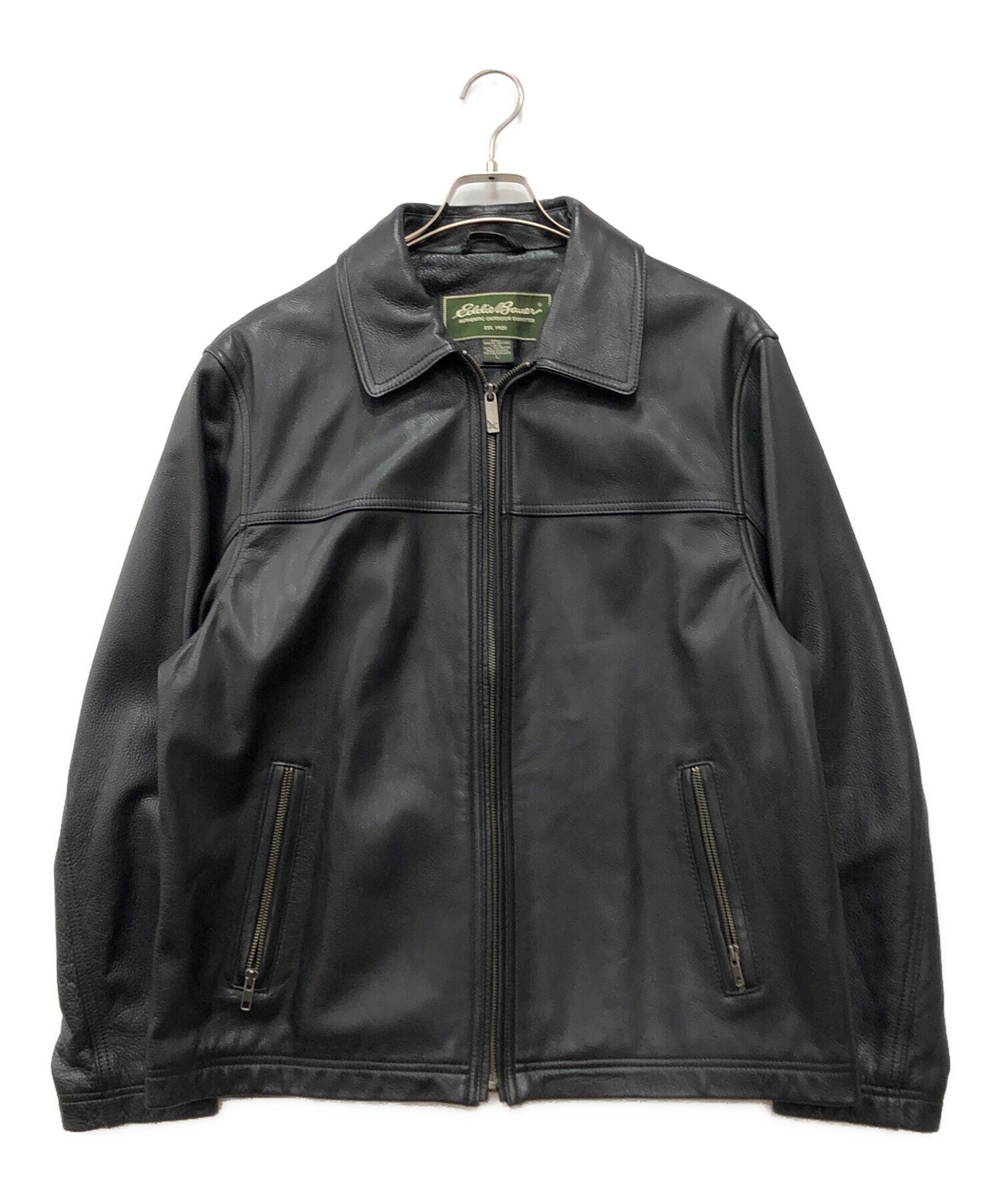 中古・古着通販】Eddie Bauer (エディーバウアー) レザージャケット