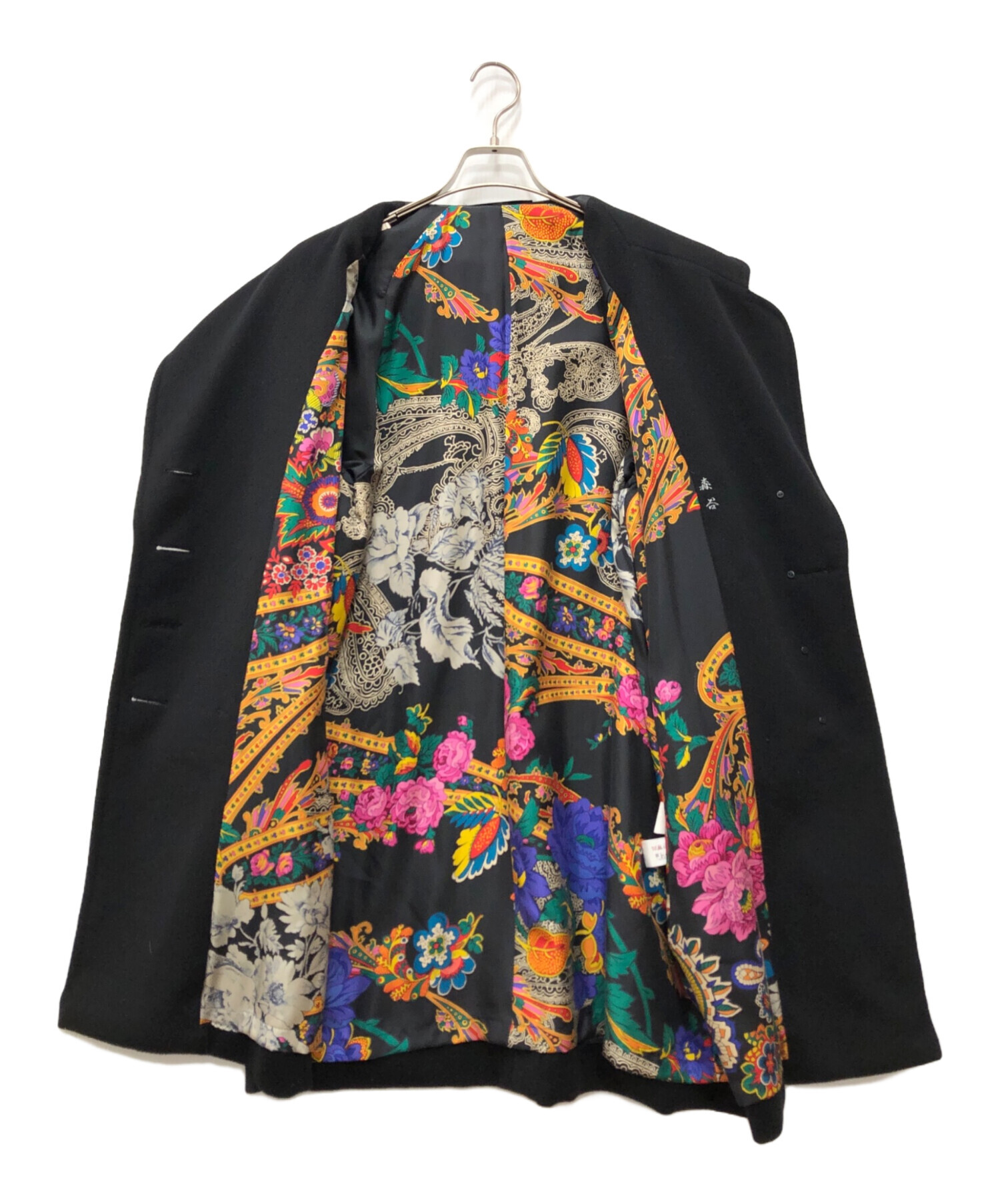 中古・古着通販】LEONARD (レオナール) カシミヤコート ブラック