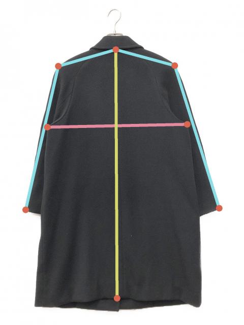 中古・古着通販】LEONARD (レオナール) カシミヤコート ブラック