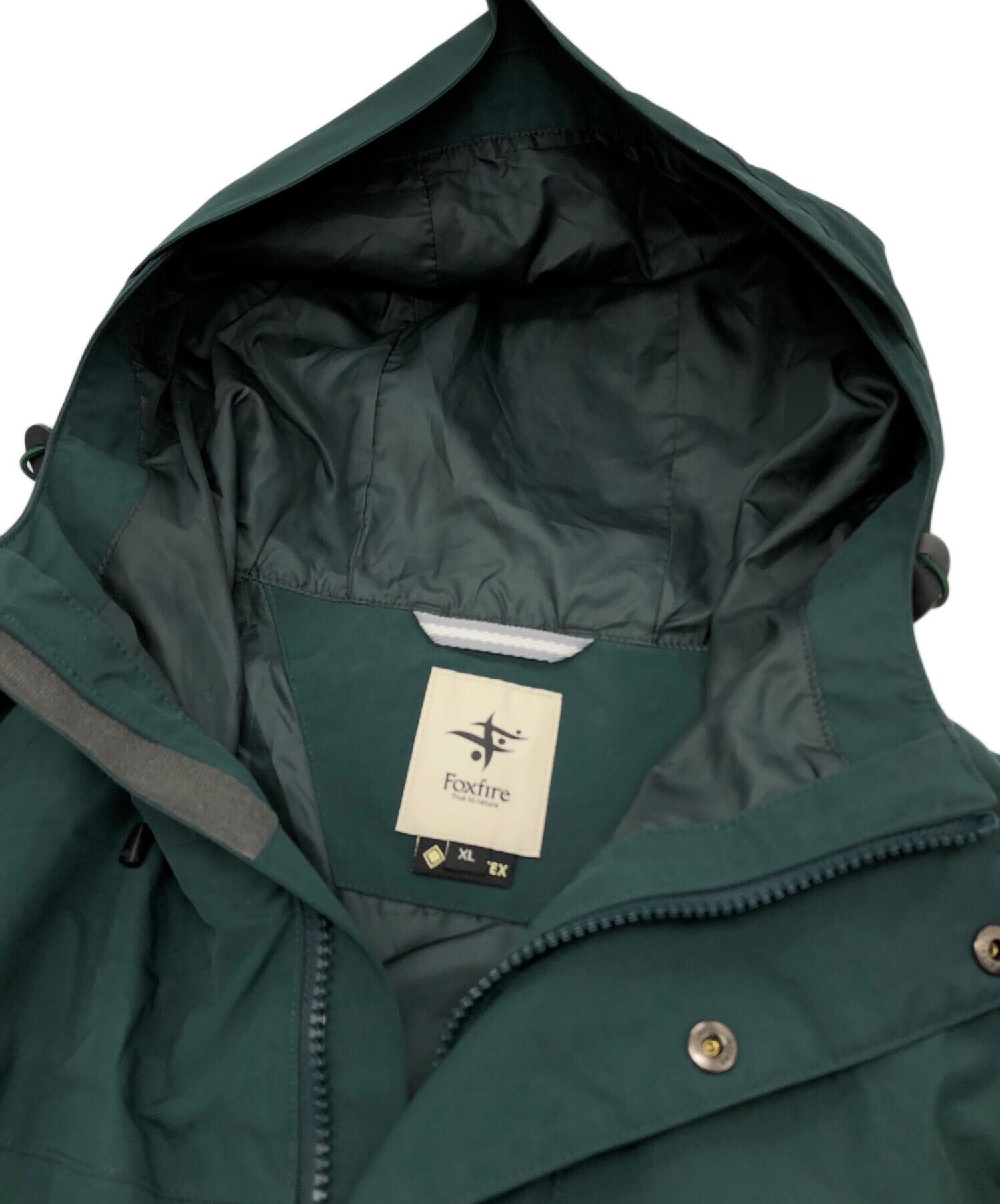 美品 Foxfire GORE-TEX マウンテンパーカー M ダークグリーン 中古・古着通販】FOX FIRE (フォックスファイヤー) グランジマウンテン