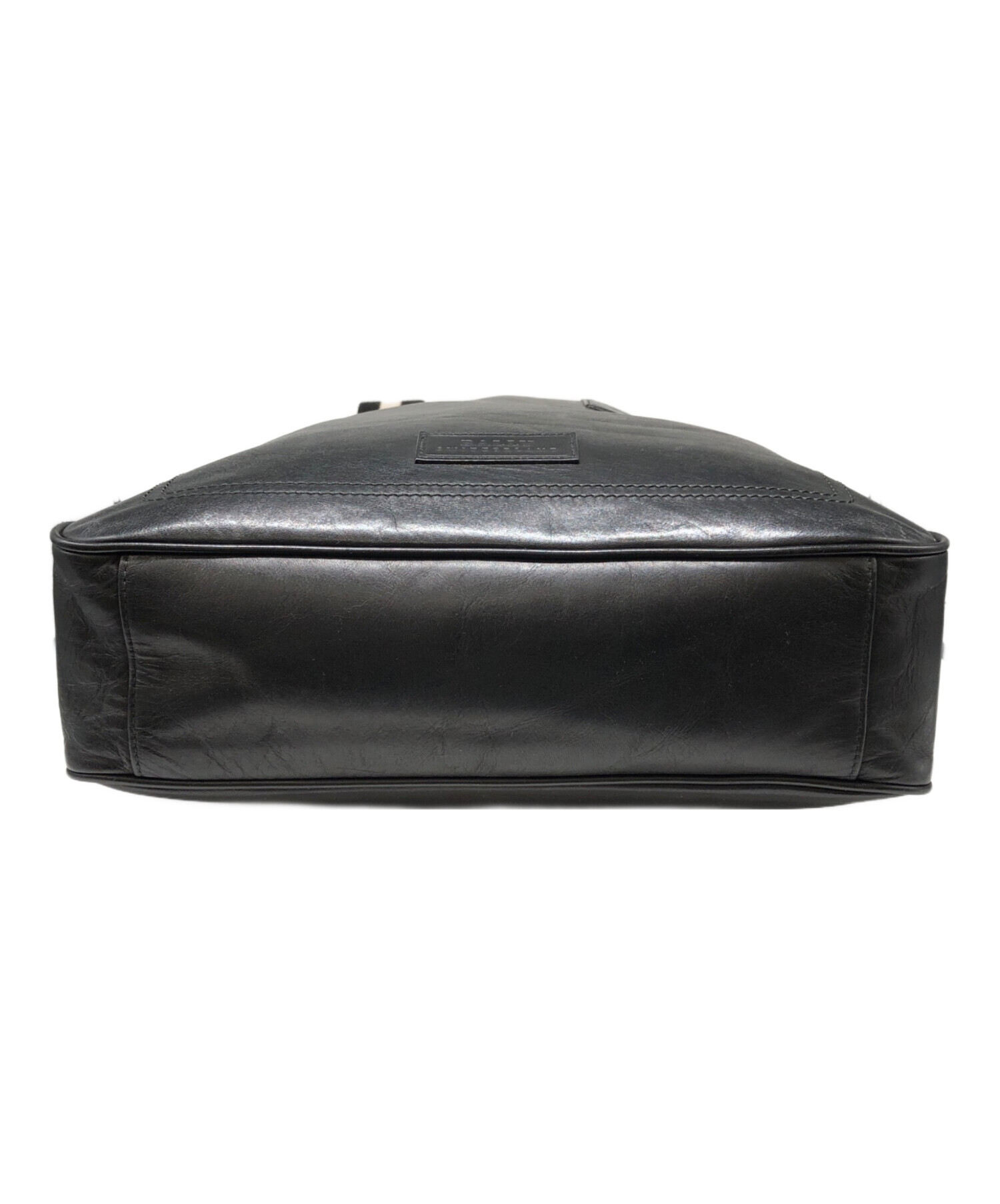中古・古着通販】BALLY (バリー) 2WAYレザーショルダーバッグ ブラック 