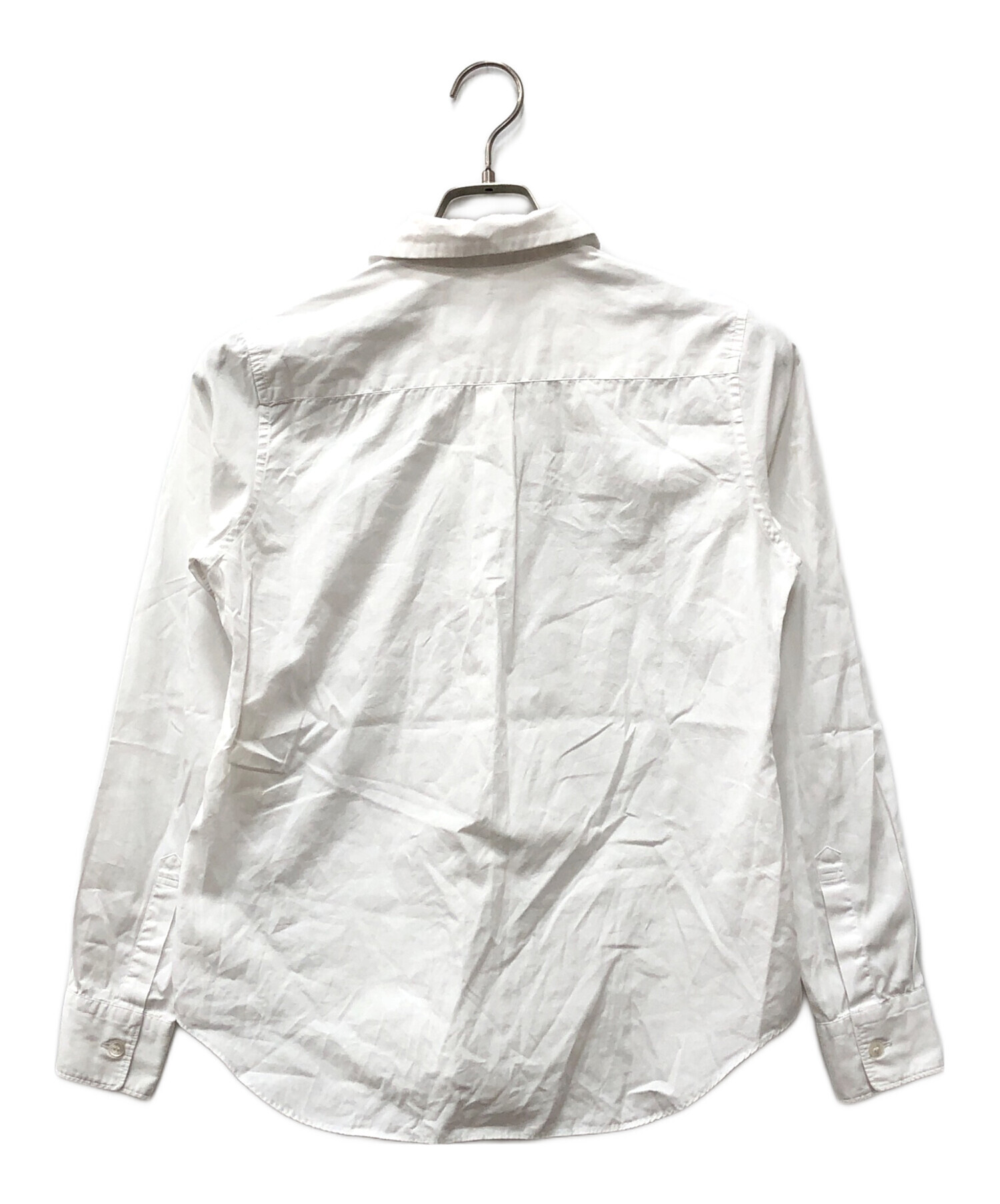 コムデギャルソンコムデギャルソン レース ブラウス 丸襟 アシメ 生成り 中古・古着通販】COMME des GARCONS COMME des GARCONS