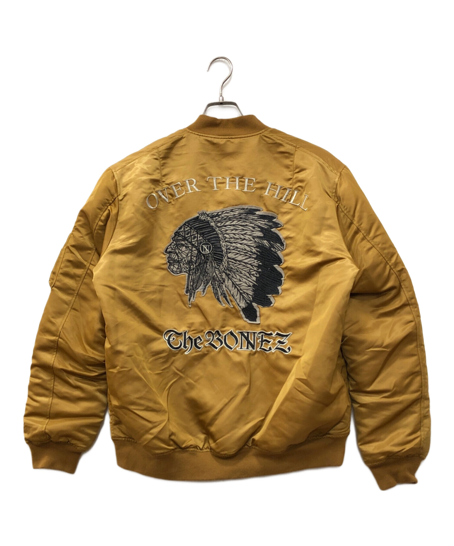 中古・古着通販】THEBONEZ (ザボーンズ) MA-1ジャケット ベージュ