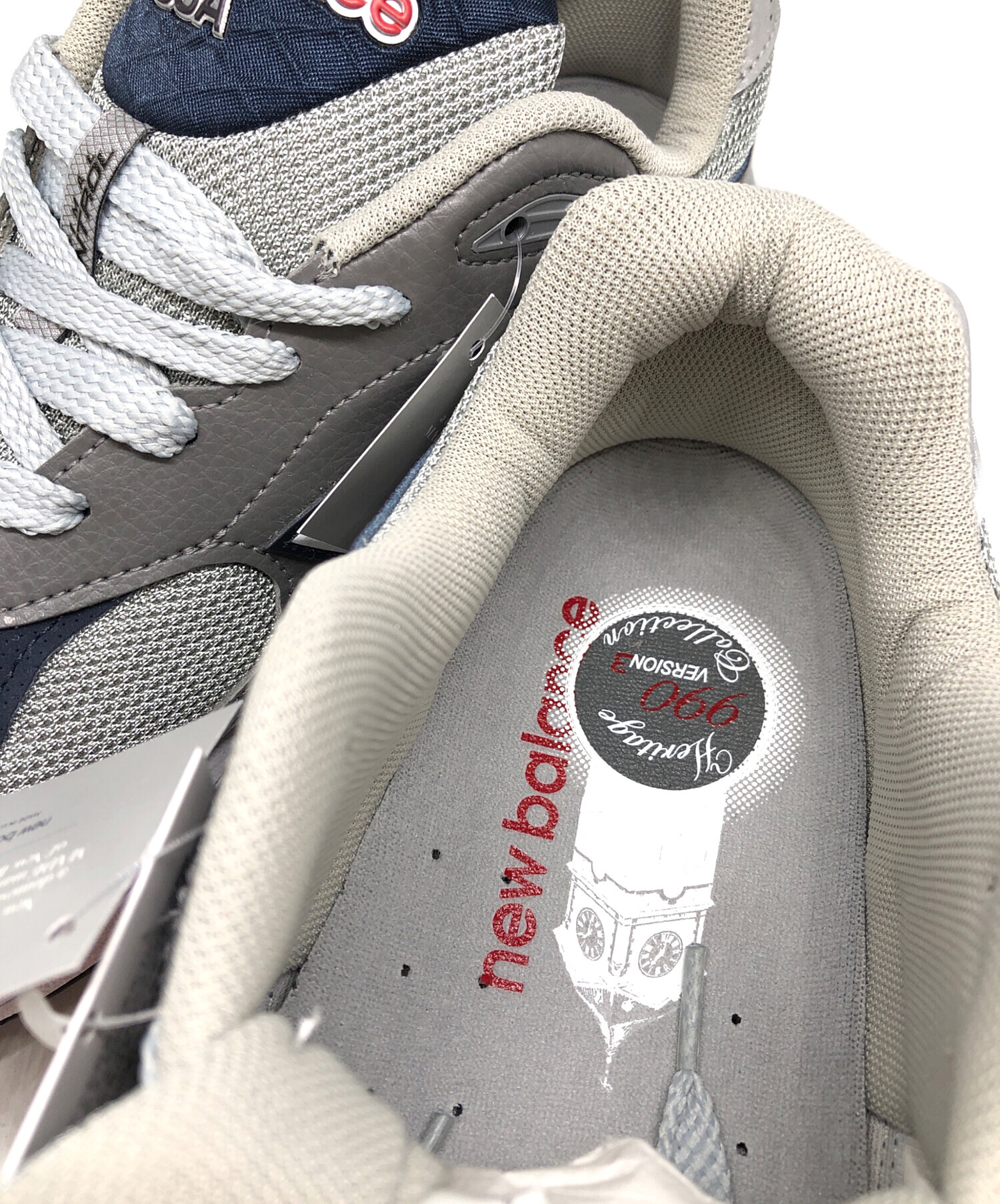 中古・古着通販】NEW BALANCE (ニューバランス) M990GJ3 グレー サイズ 