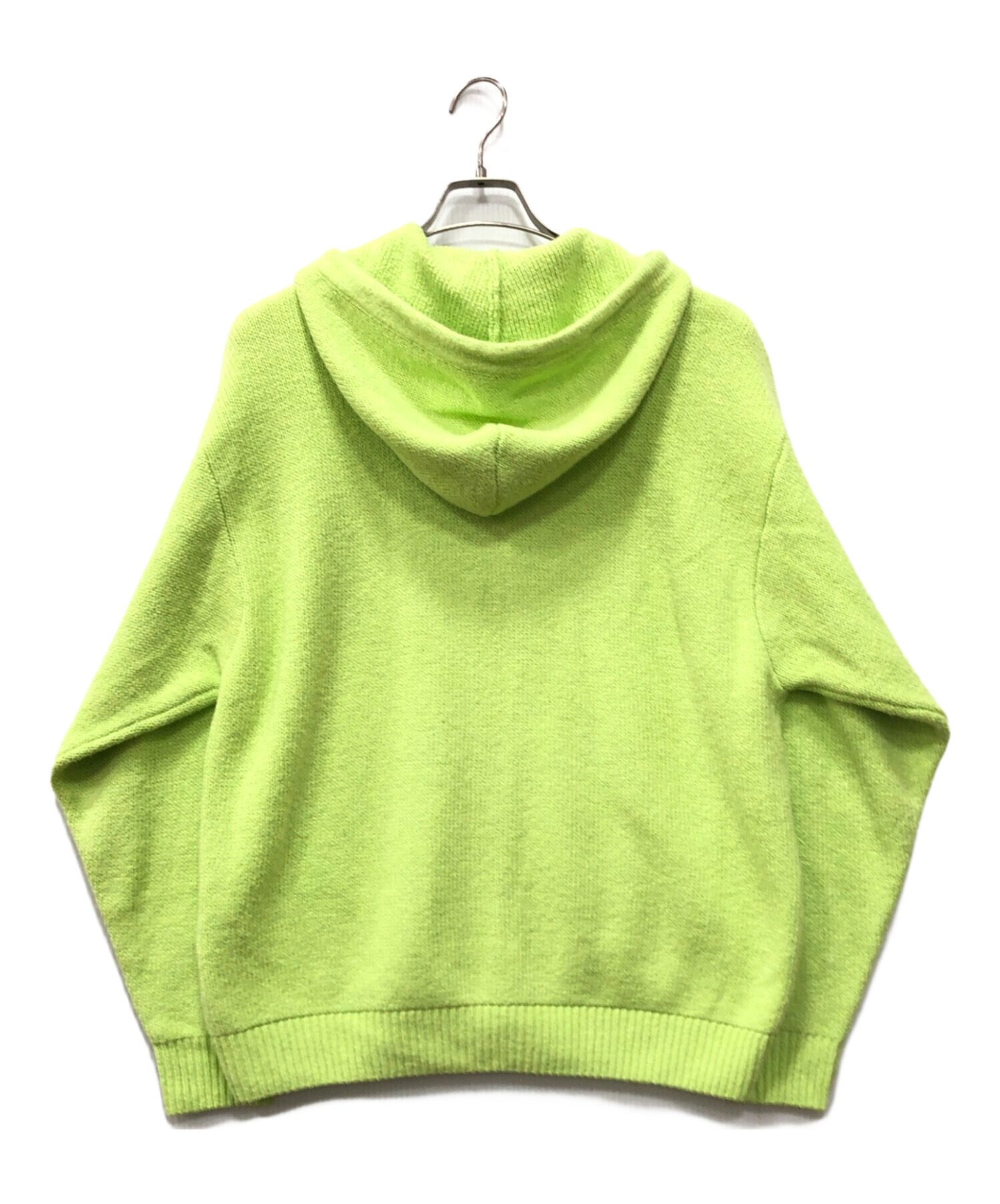 トップス STUSSY HOODED ZIP SWEATER 中古・古着通販】stussy (ステューシー) HOODED ZIP SWEATER 黄緑