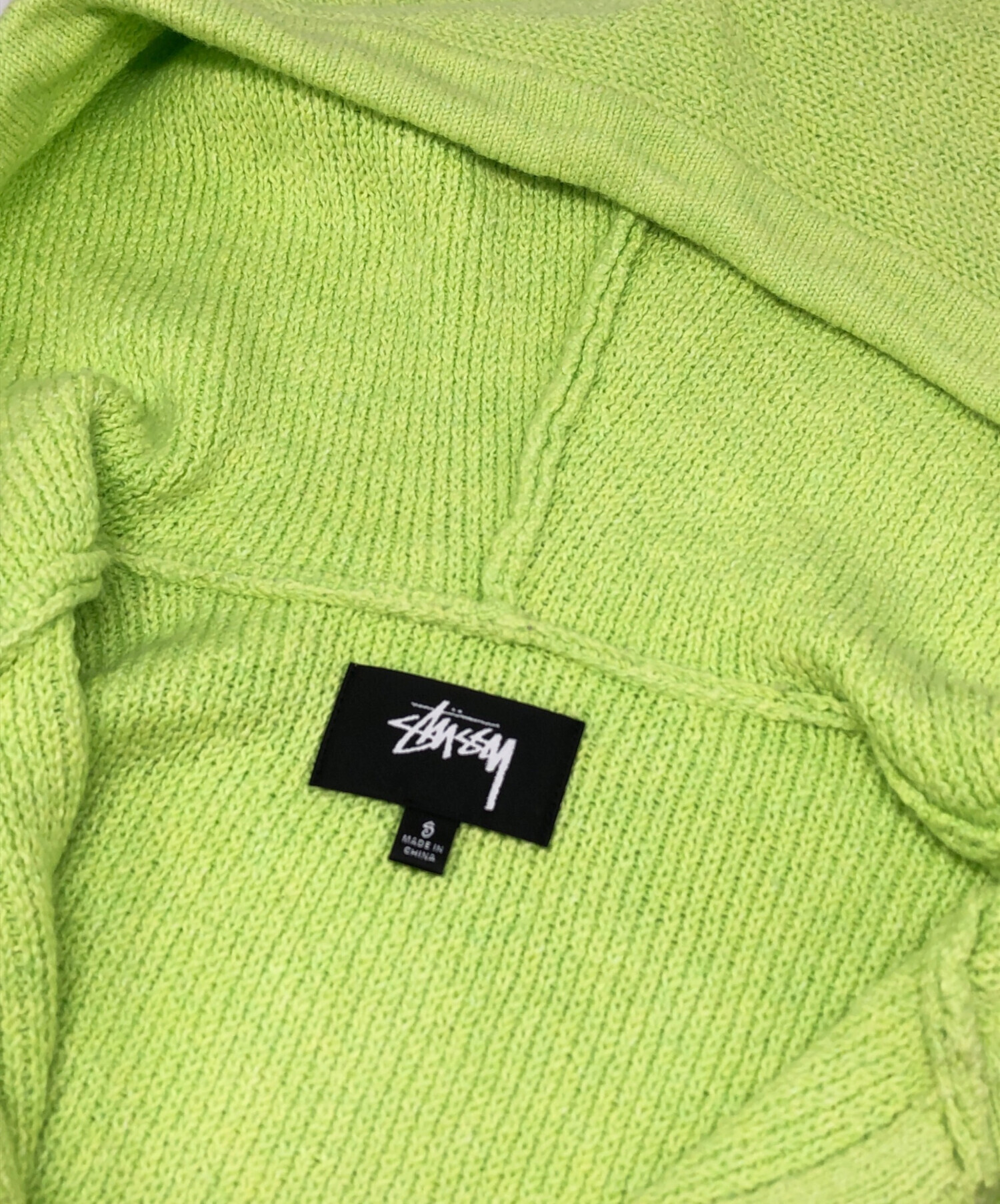 すぅ出品 中古・古着通販】stussy (ステューシー) HOODED ZIP SWEATER 黄