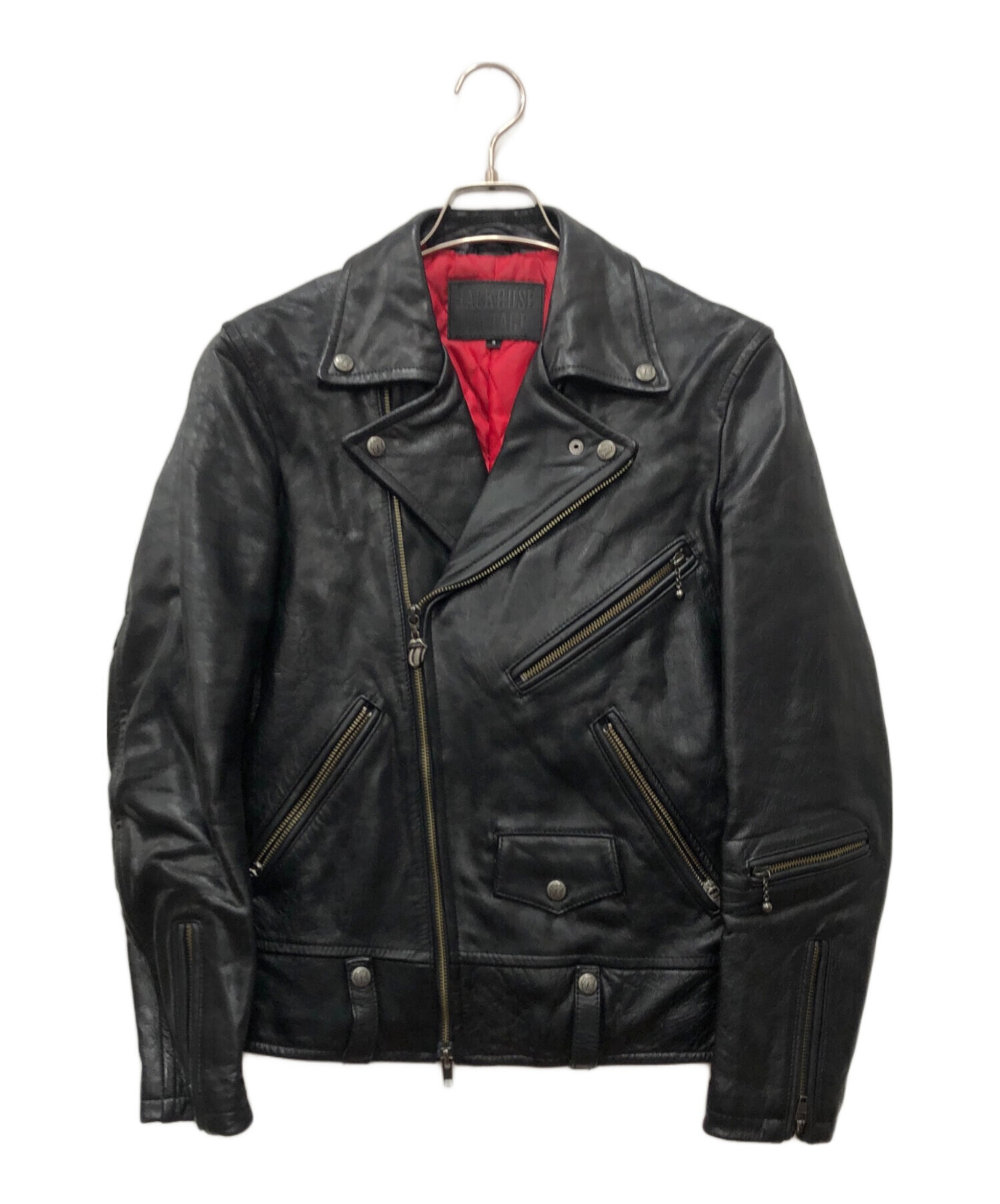 JACKROSE ANTIQUE ライダース ダブル ブラック JACKROSE ANTIQUE ライダース ダブル ブラック 中古・古着通販