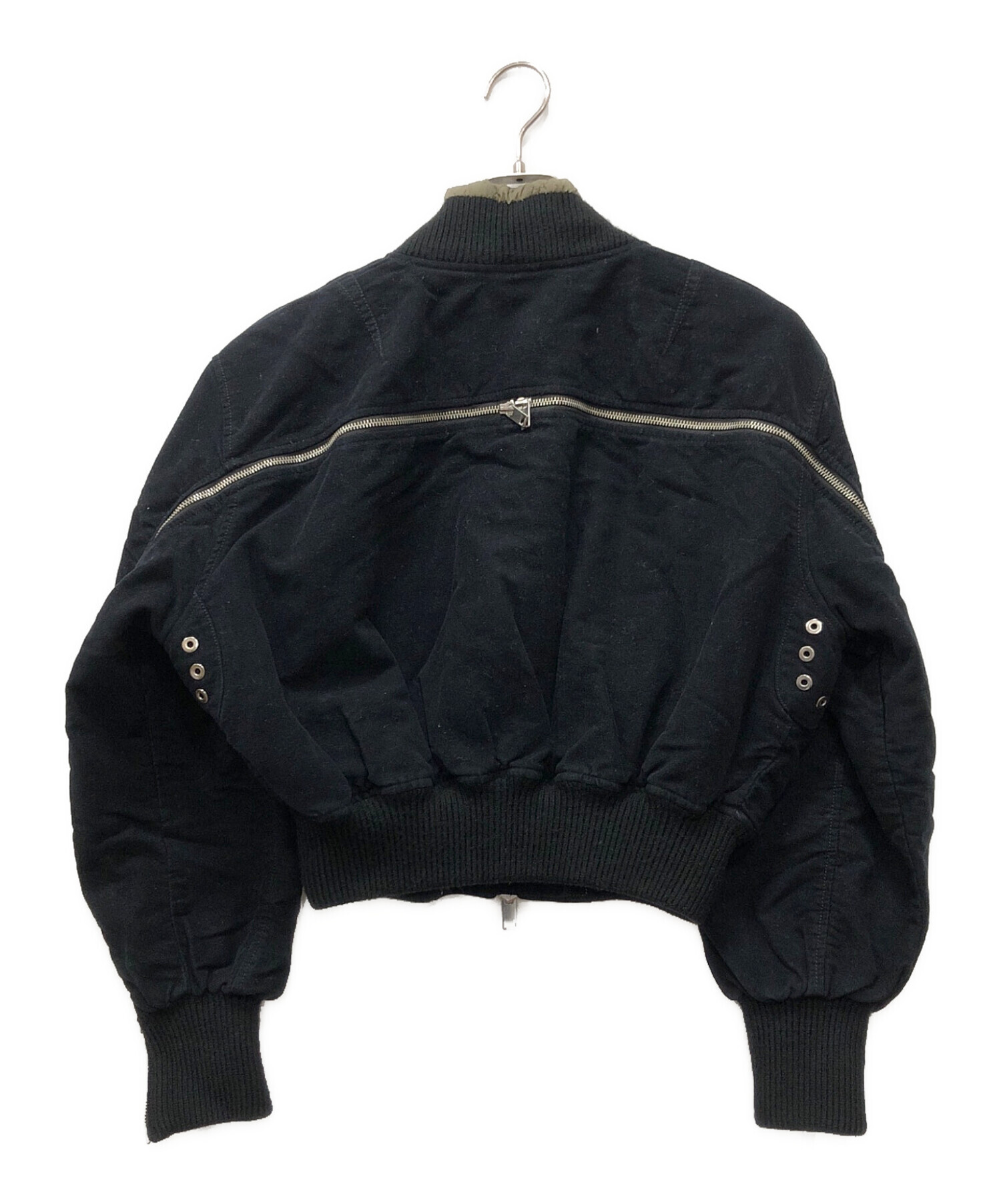 中古・古着通販】DIESEL (ディーゼル) short flight jacket back ZIP