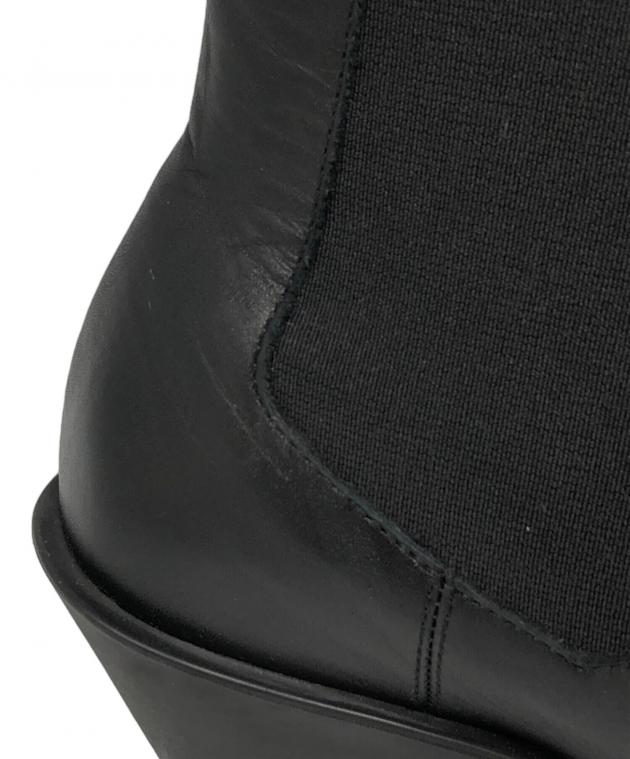 中古・古着通販】MARNI (マルニ) レザー チェルシーブーツ ブラック