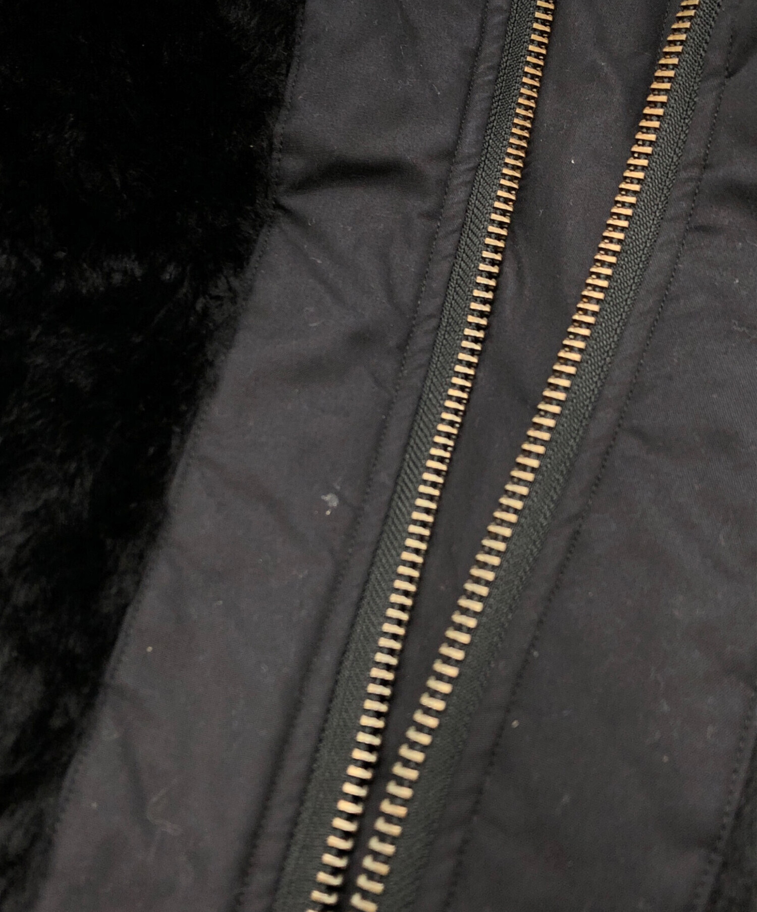 中古・古着通販】MONITALY (モニタリー) Kodiac Fur Coat ブラック