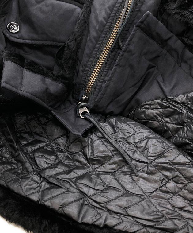 中古・古着通販】MONITALY (モニタリー) Kodiac Fur Coat ブラック