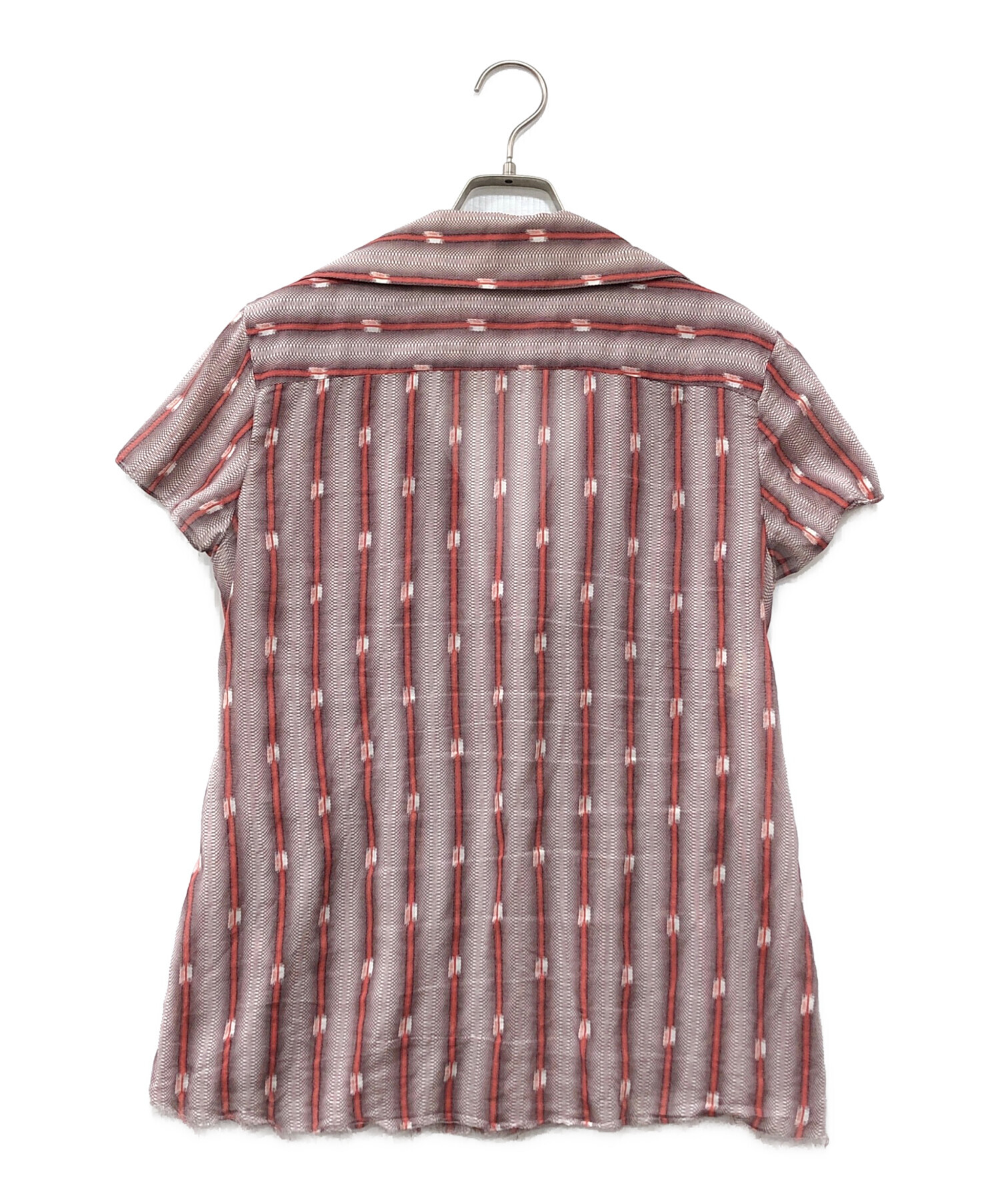 中古・古着通販】MARNI (マルニ) ノースリーブブラウス レッド サイズ 