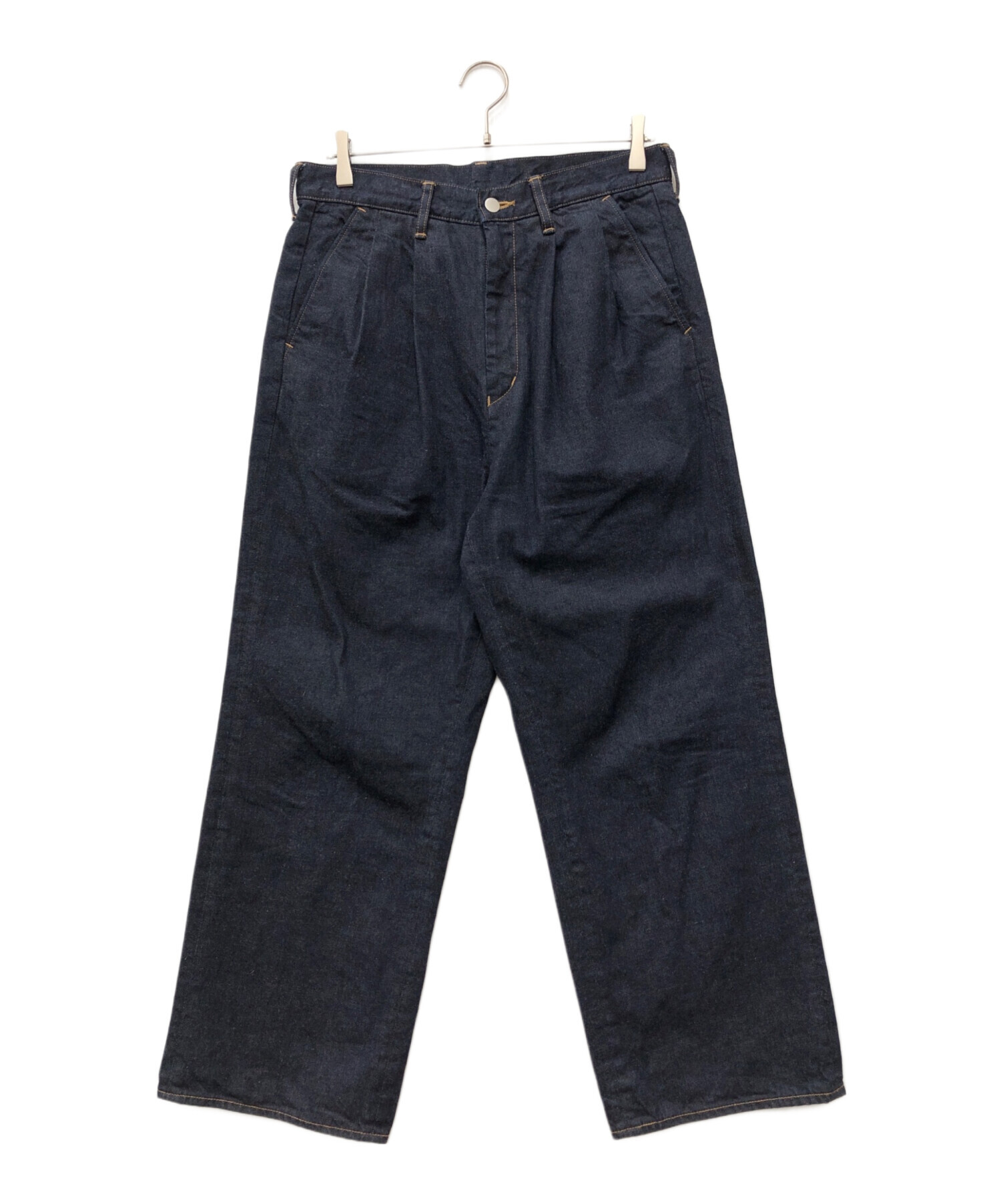 中古・古着通販】Afiit (アフィット) 2タックデニムパンツ インディゴ 