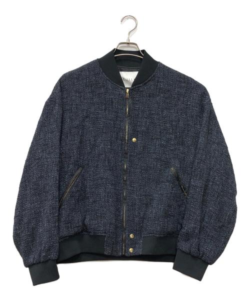 中古・古着通販】CULLNI (クルニ) Butcher Tweed MA-1 ネイビー サイズ