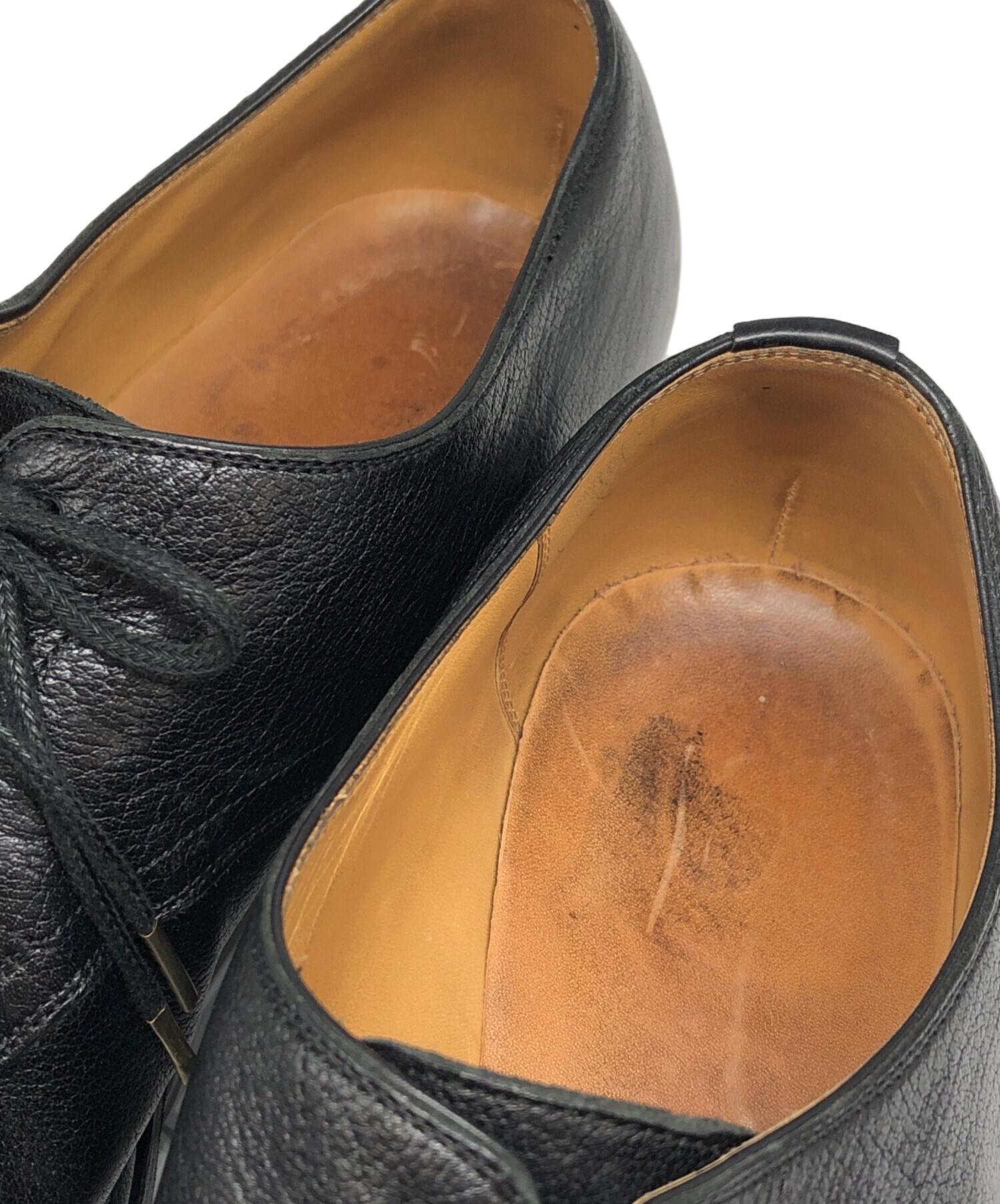 中古・古着通販】forme (フォルメ) Uチップシューズ ブラック サイズ:7 