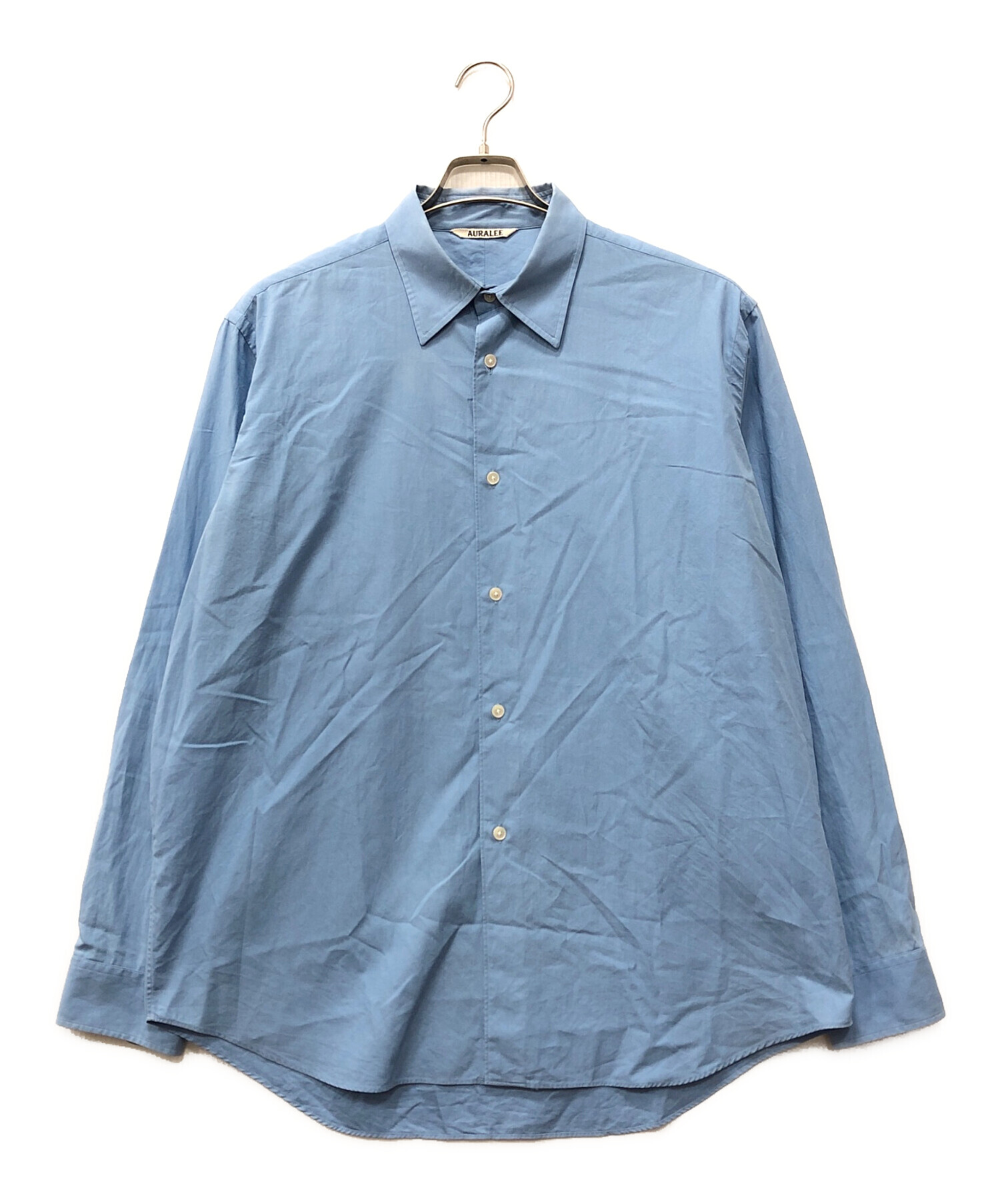 中古・古着通販】AURALEE (オーラリー) WASHED FINX TWILL SHIRT 