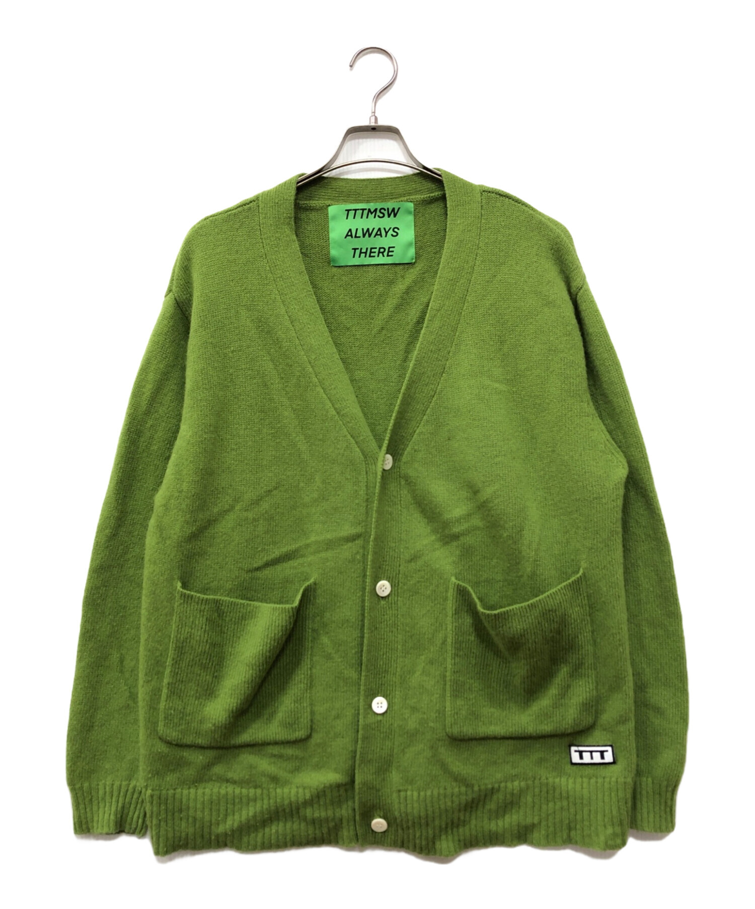 tttmswカーディガン 中古・古着通販】TTT MSW (ティー) standard knit cardigan グリーン