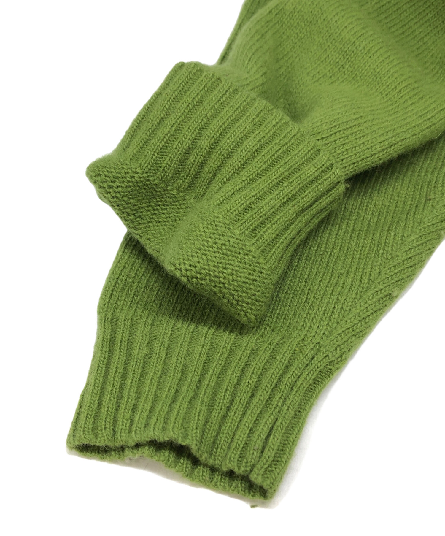 ttt msw standard cardigan グリーン 中古・古着通販】TTT MSW (ティー) standard knit cardigan グリーン