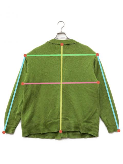 中古・古着通販】TTT MSW (ティー) standard knit cardigan グリーン