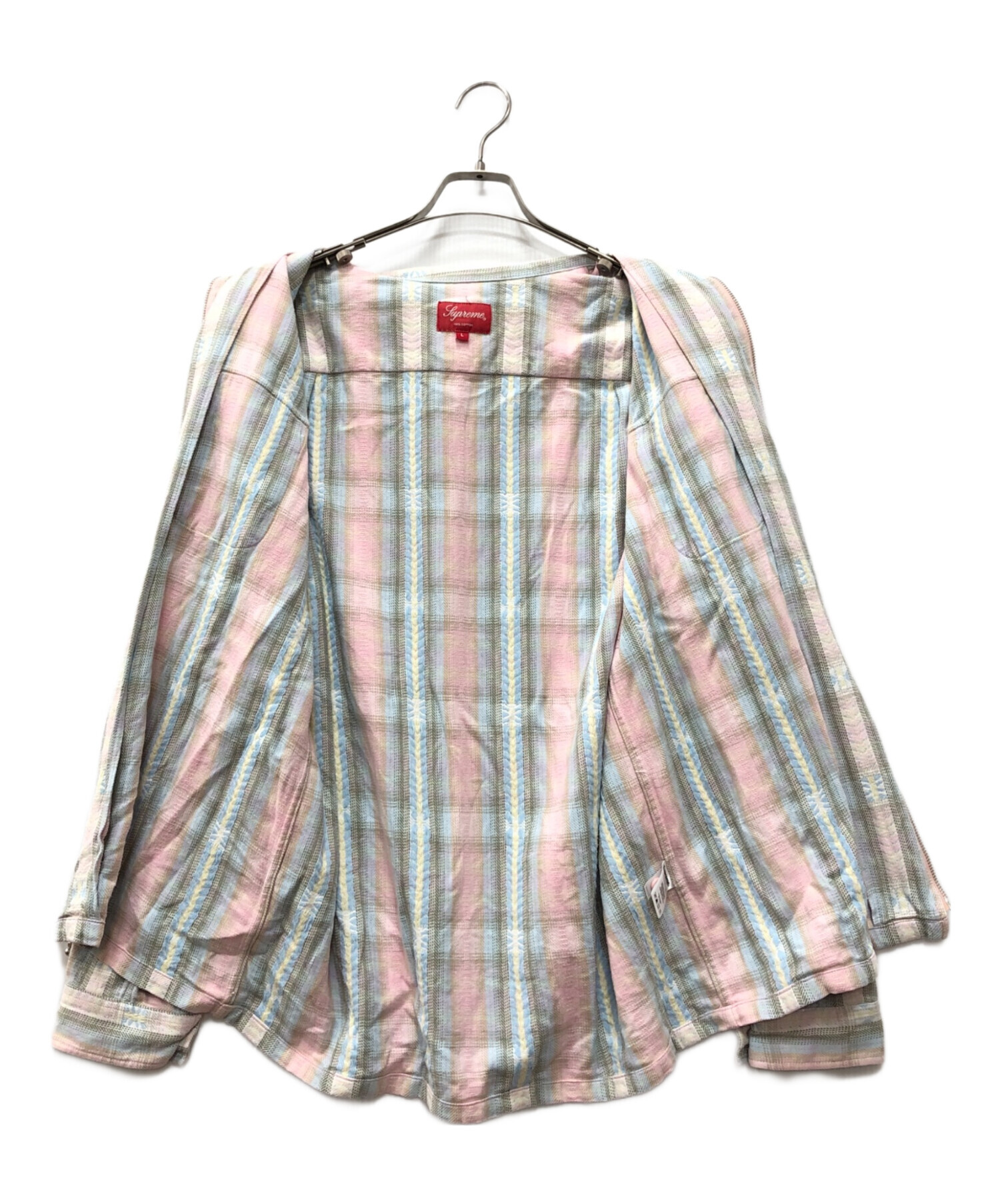 中古・古着通販】Supreme (シュプリーム) PLAID FLANNEL ZIP UP SHIRT 