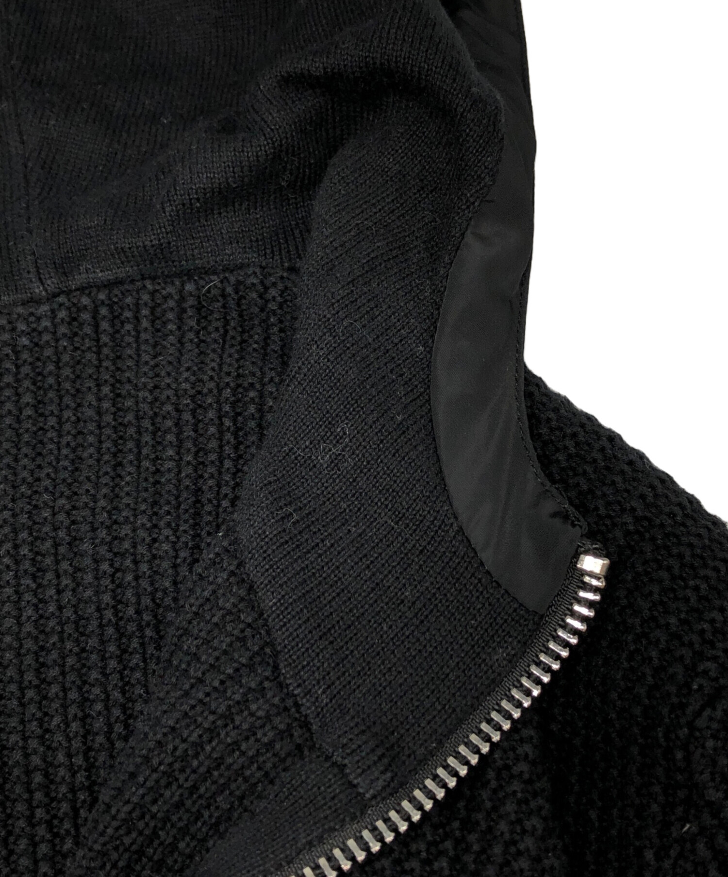 中古・古着通販】HUGO (ヒューゴ ボス) ナイロン切替ニットパーカー