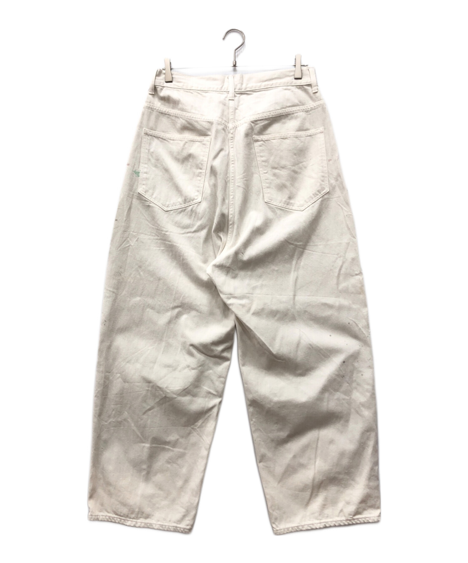 ANCELLM AGING WIDE 5P DENIM PANTS サイズ3 ANCELLM - AGING WIDE 5P DENIM PANTS | BLACK | デニム | NapsNote