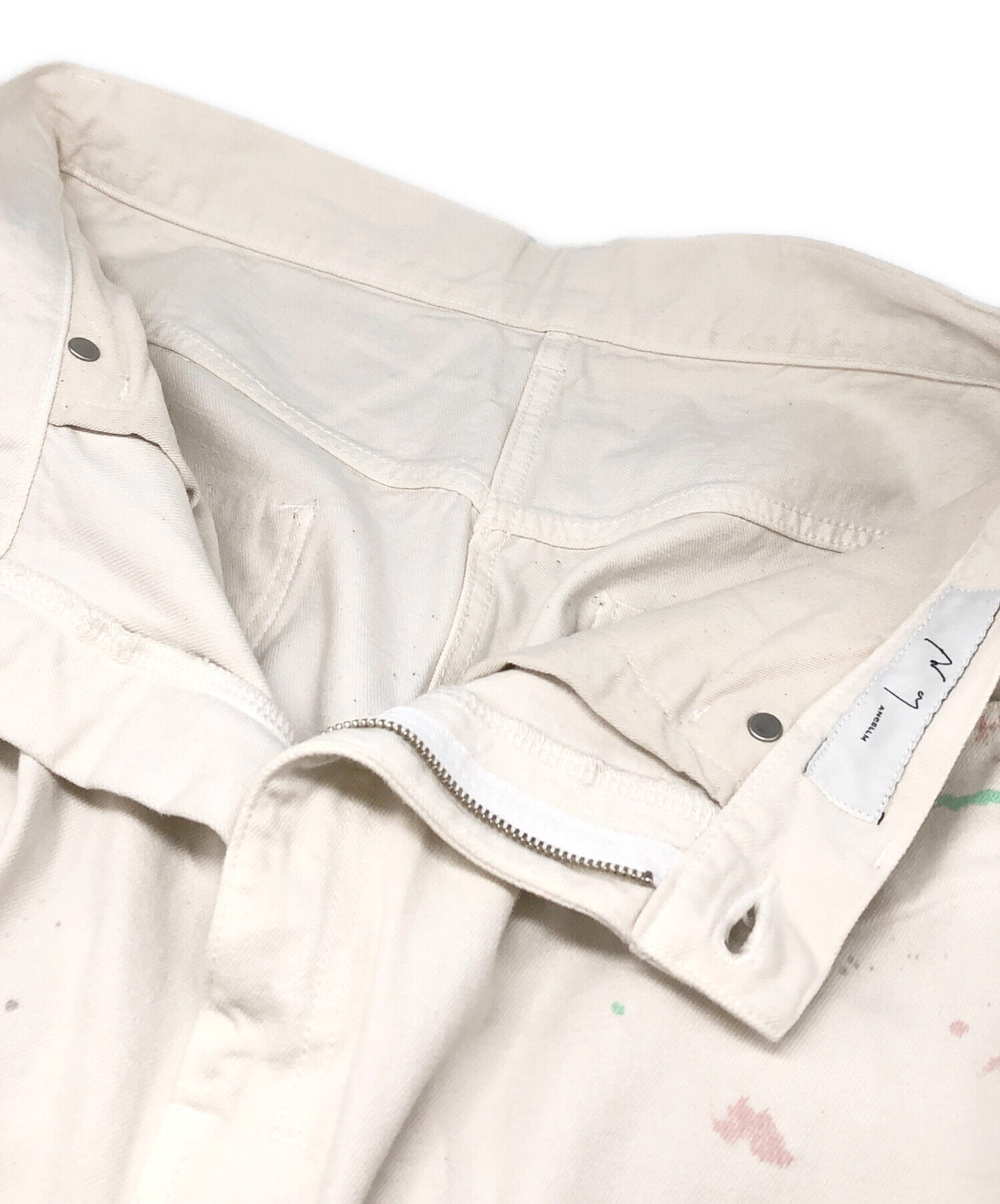 中古・古着通販】ANCELLM (アンセルム) AGING WIDE 5P DENIM PANTS