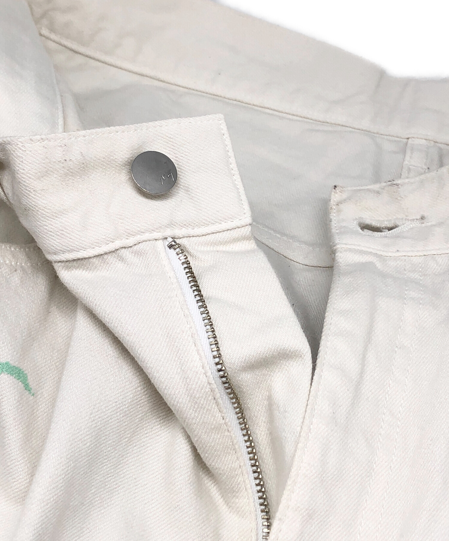 中古・古着通販】ANCELLM (アンセルム) AGING WIDE 5P DENIM PANTS