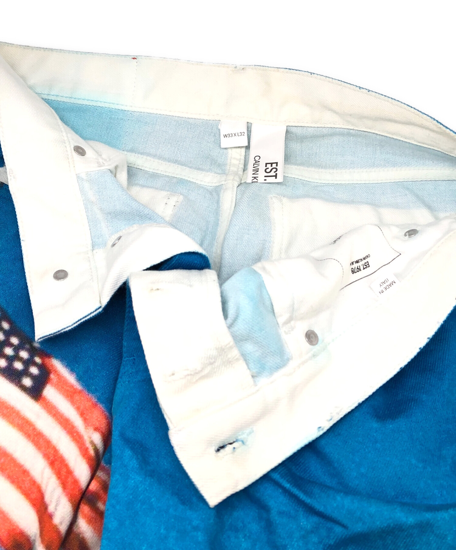   205W39NYC デニムパンツ　ブルー 中古・古着通販】Calvin Klein Jeans (カルバンクラインジーンズ