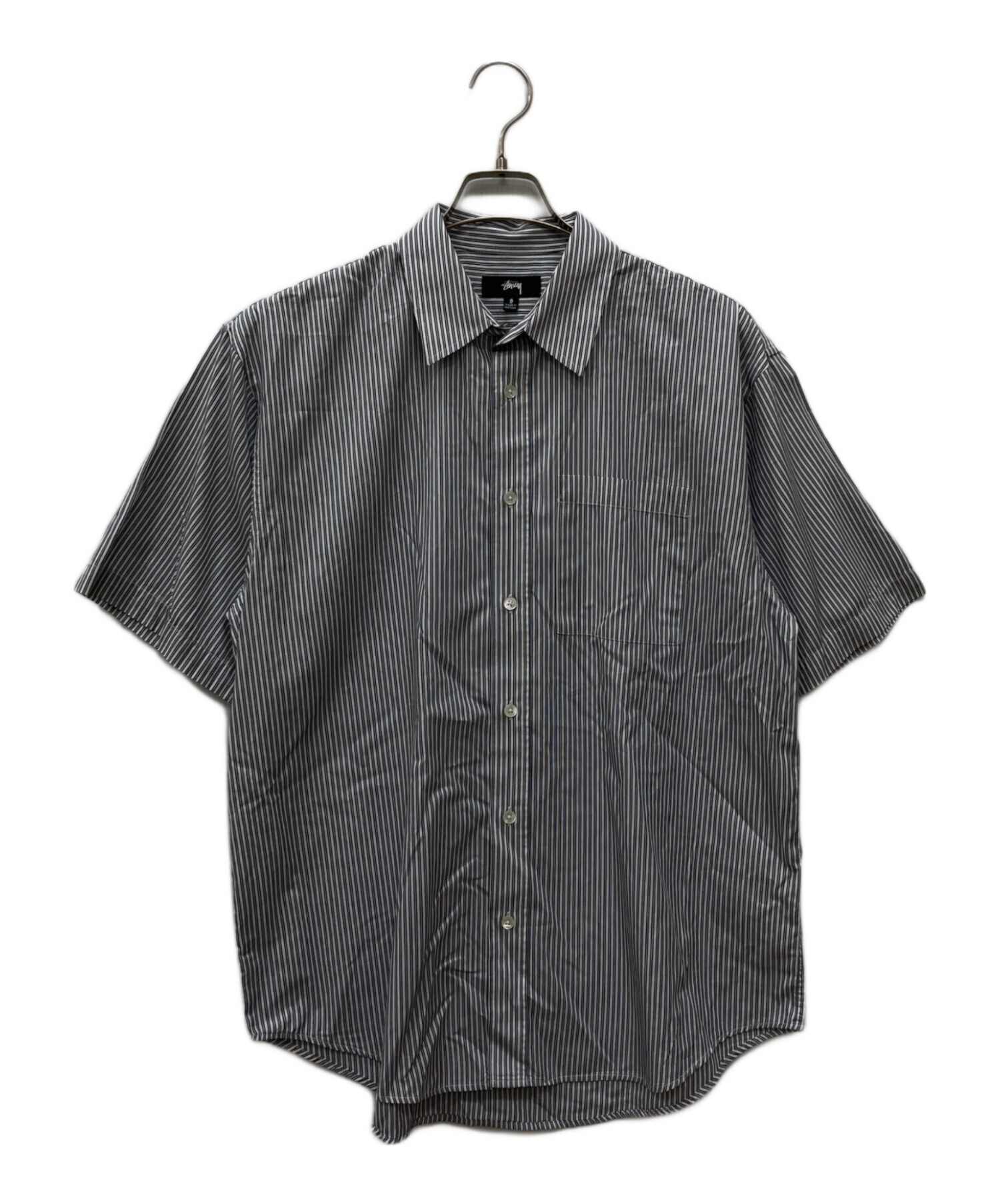 中古・古着通販】stussy (ステューシー) BOXY SS SHIRT 8 BALL STRIPE 