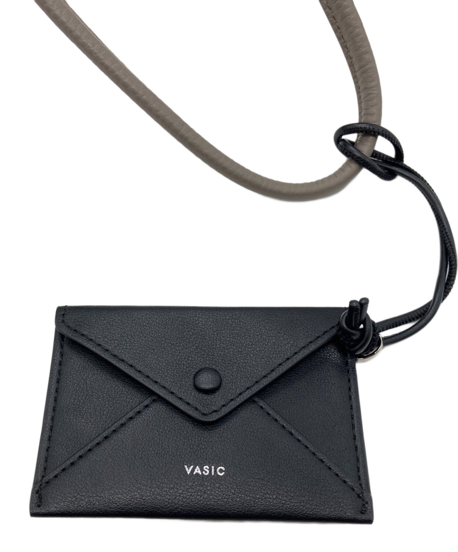 中古・古着通販】VASIC (ヴァジック) レザーハンドバッグ グレー 